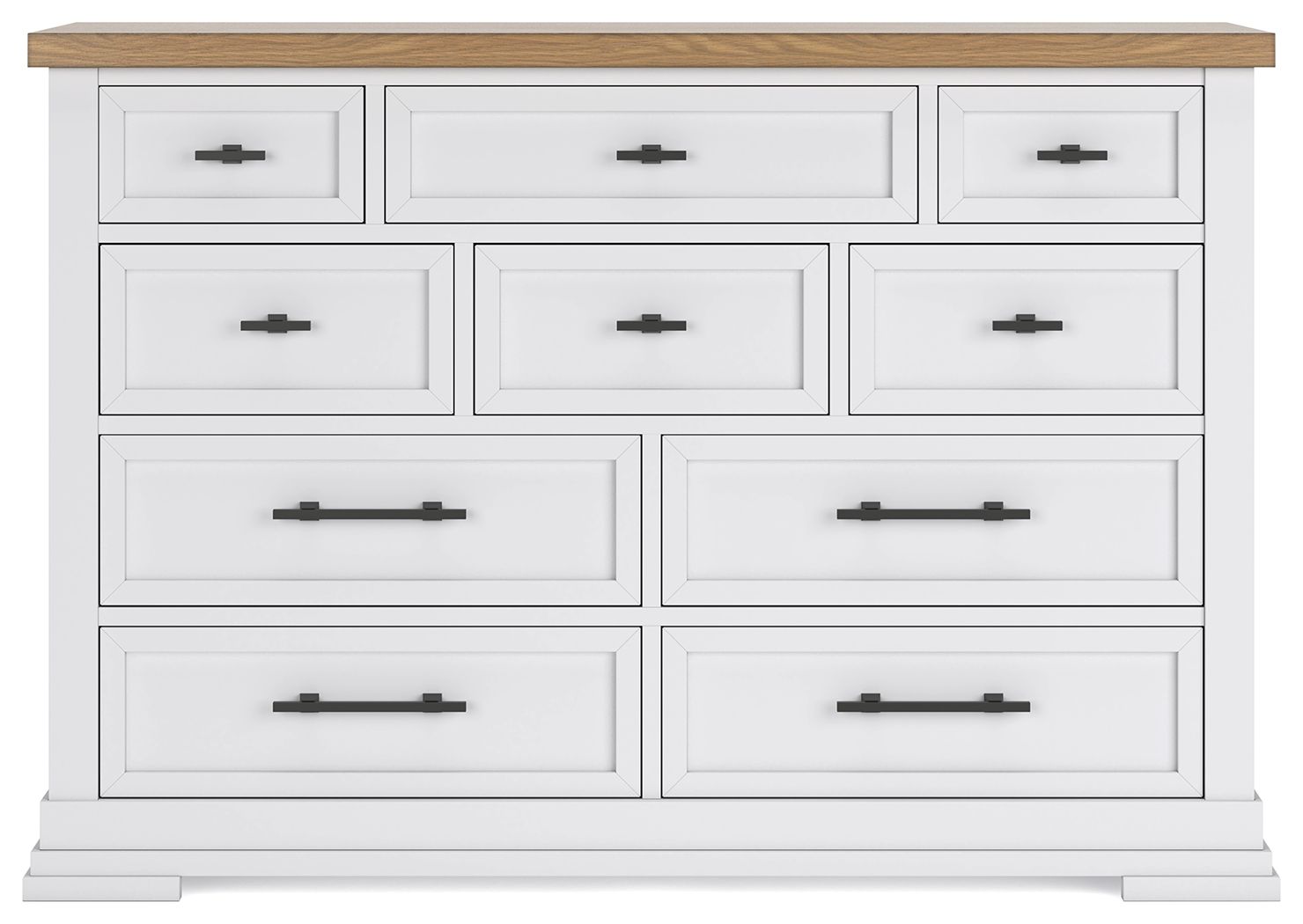 Ashbryn - Dresser - White / Natural - Image 2
