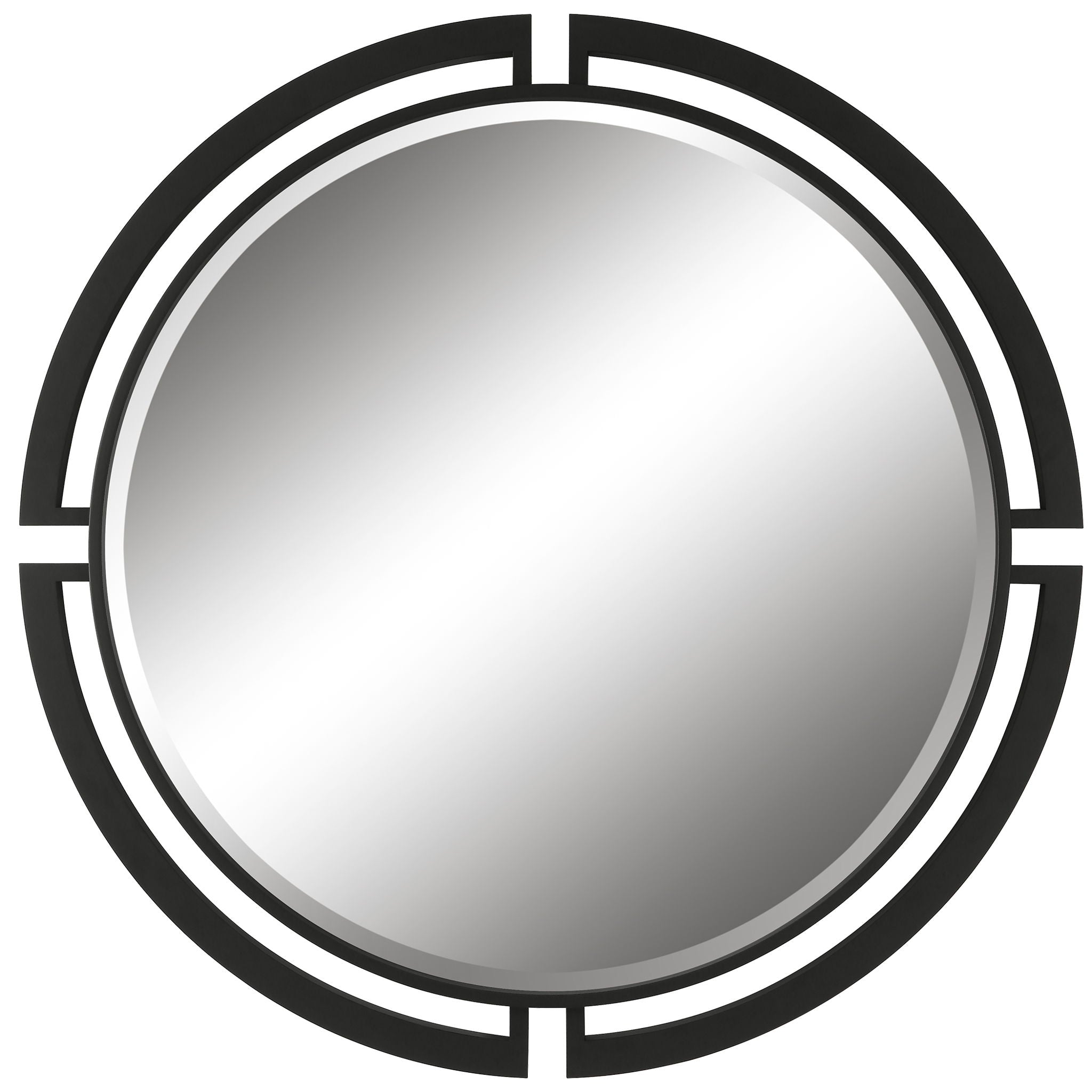 Quadrant - Modern Round Mirror - Image 1