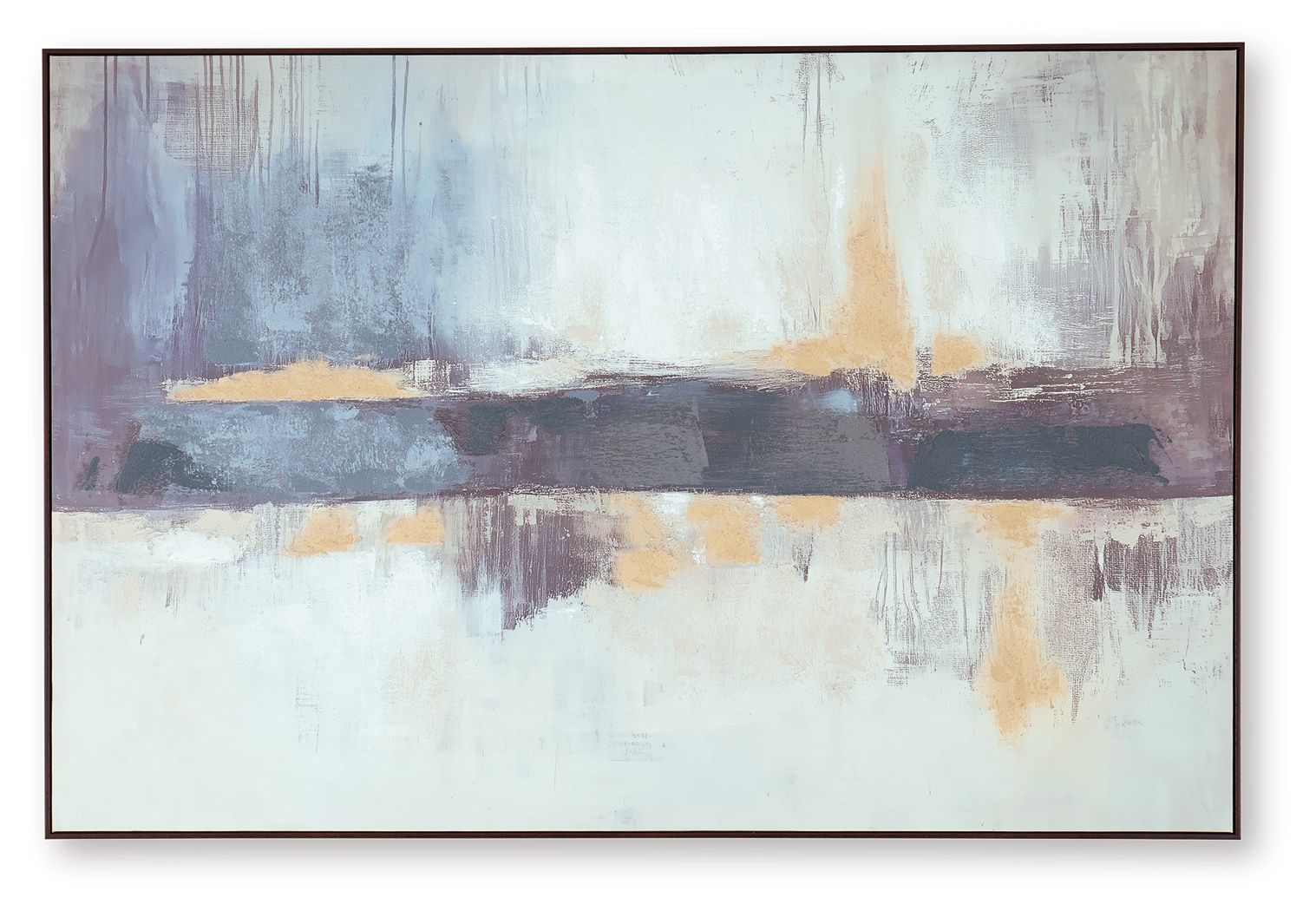 Gatesford - Wall Art - Blue / White / Tan - Image 3