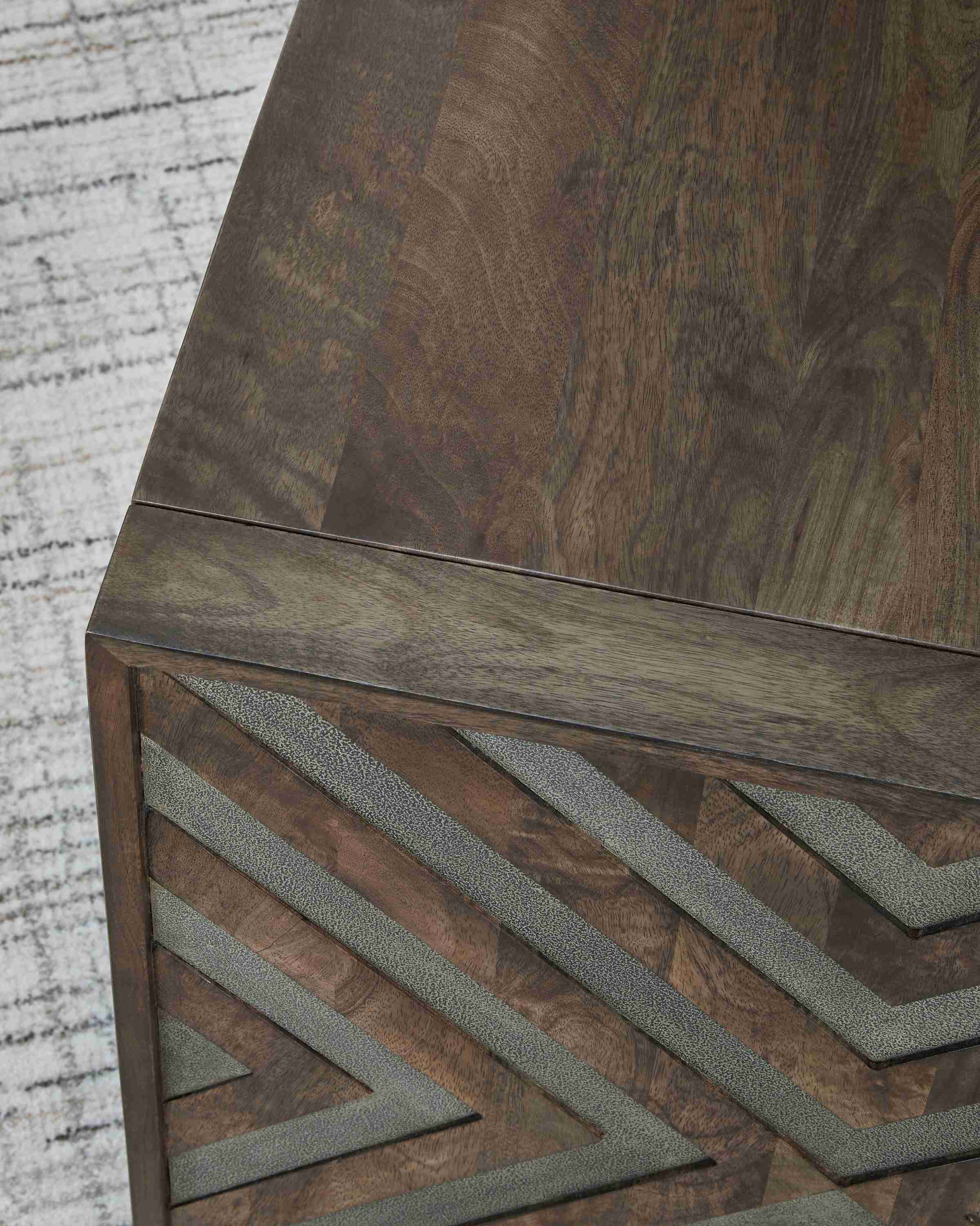 Dreggan - Square End Table - Brown - Image 3