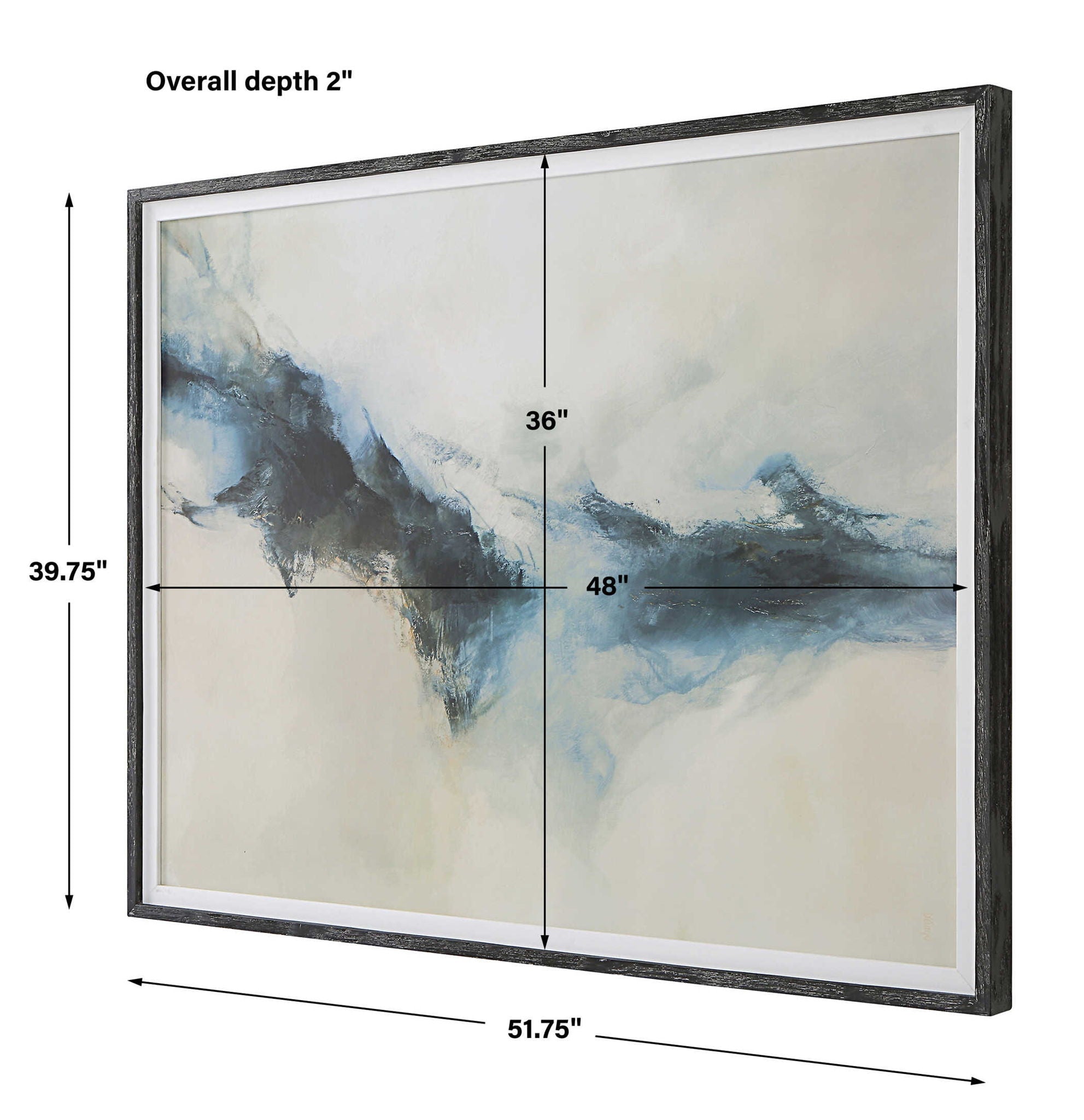 Terra Nova - Abstract Framed Print - Beige - Image 3