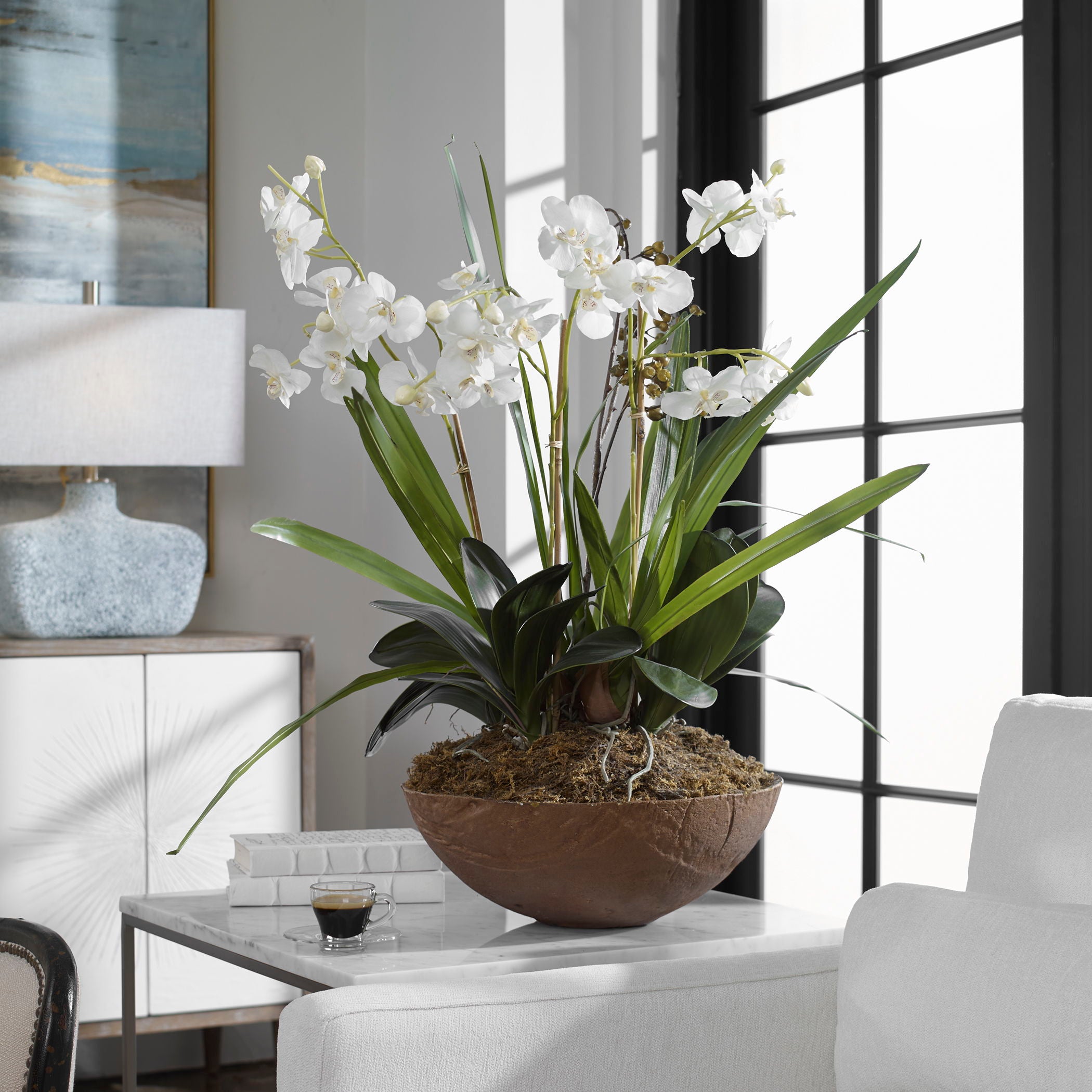 Moth Orchid - Planter - Green - Image 2