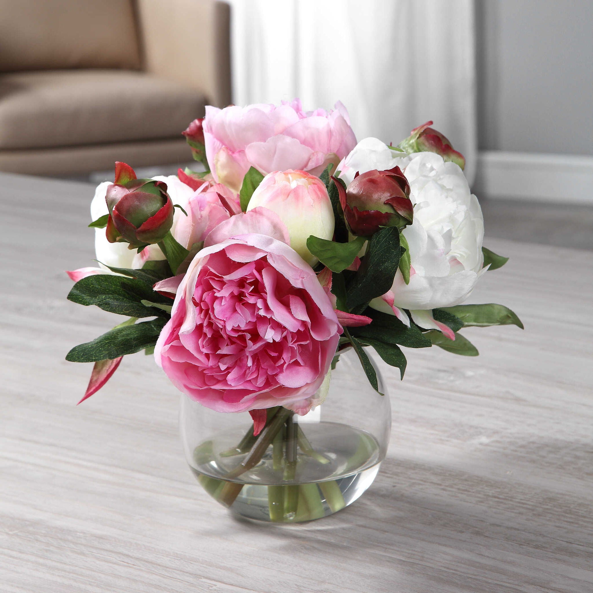 Blaire - Peony Bouquet - Pink - Image 2