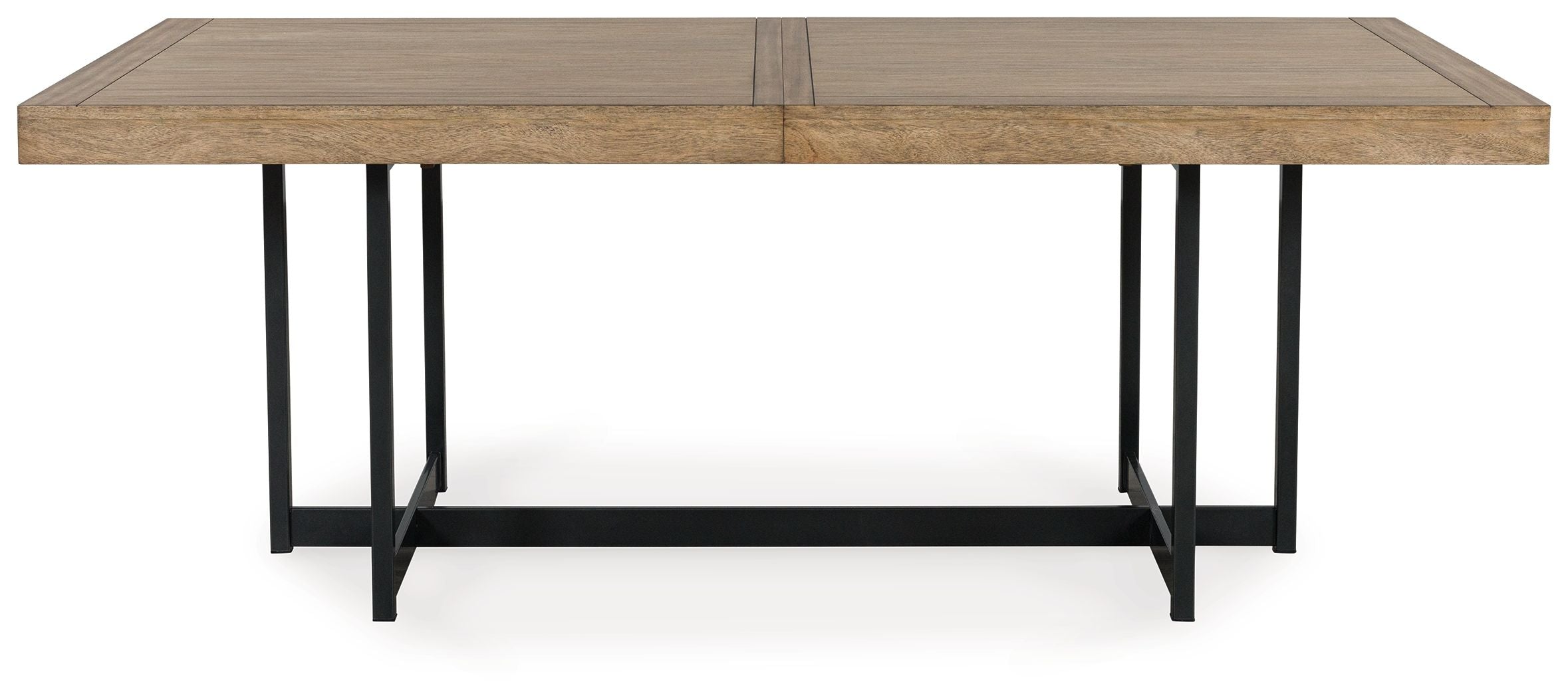 Tomtyn - Rectangular Dining Room Extension Table - Light Brown - Image 3