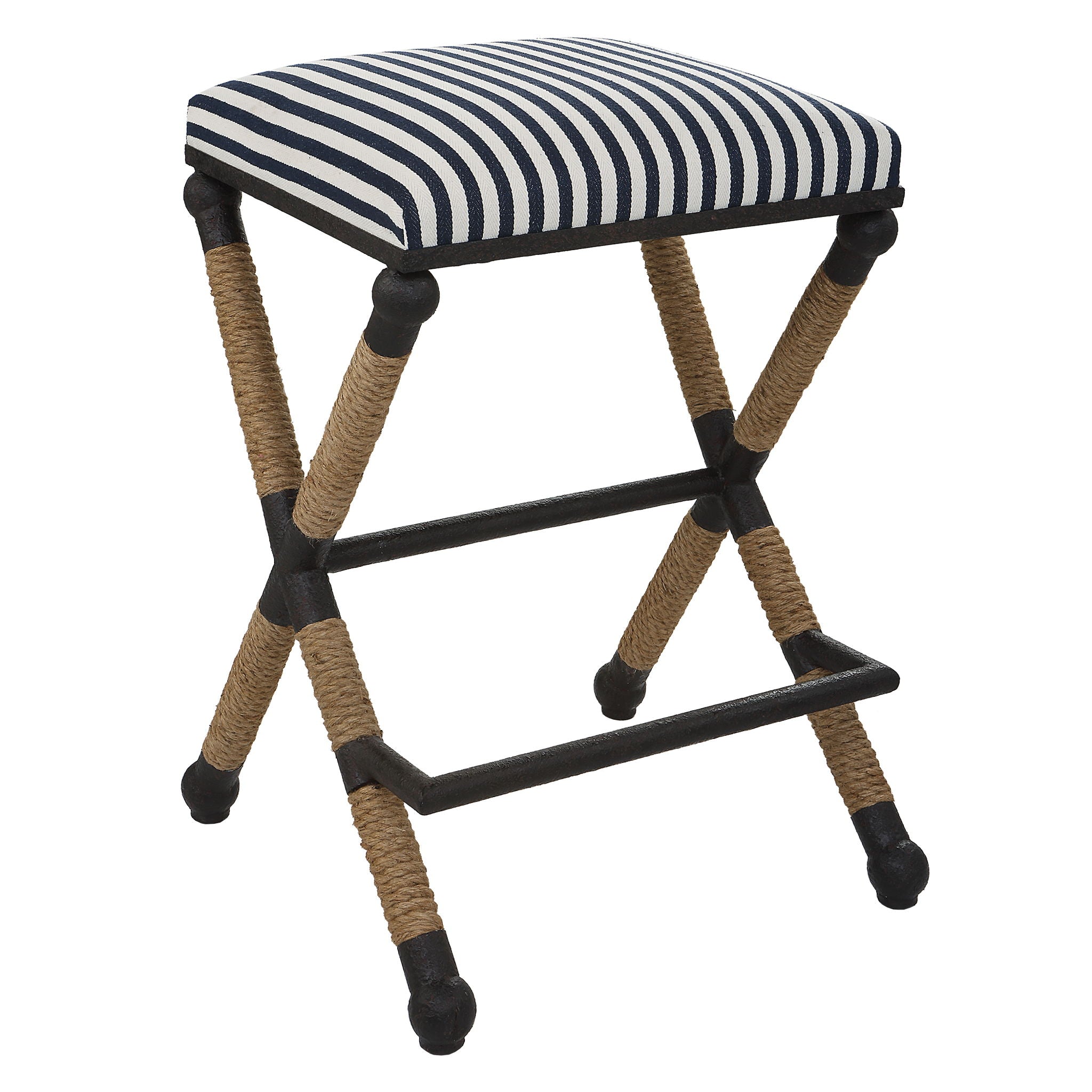 Braddock - Backless Counter Stool - Black - Image 1