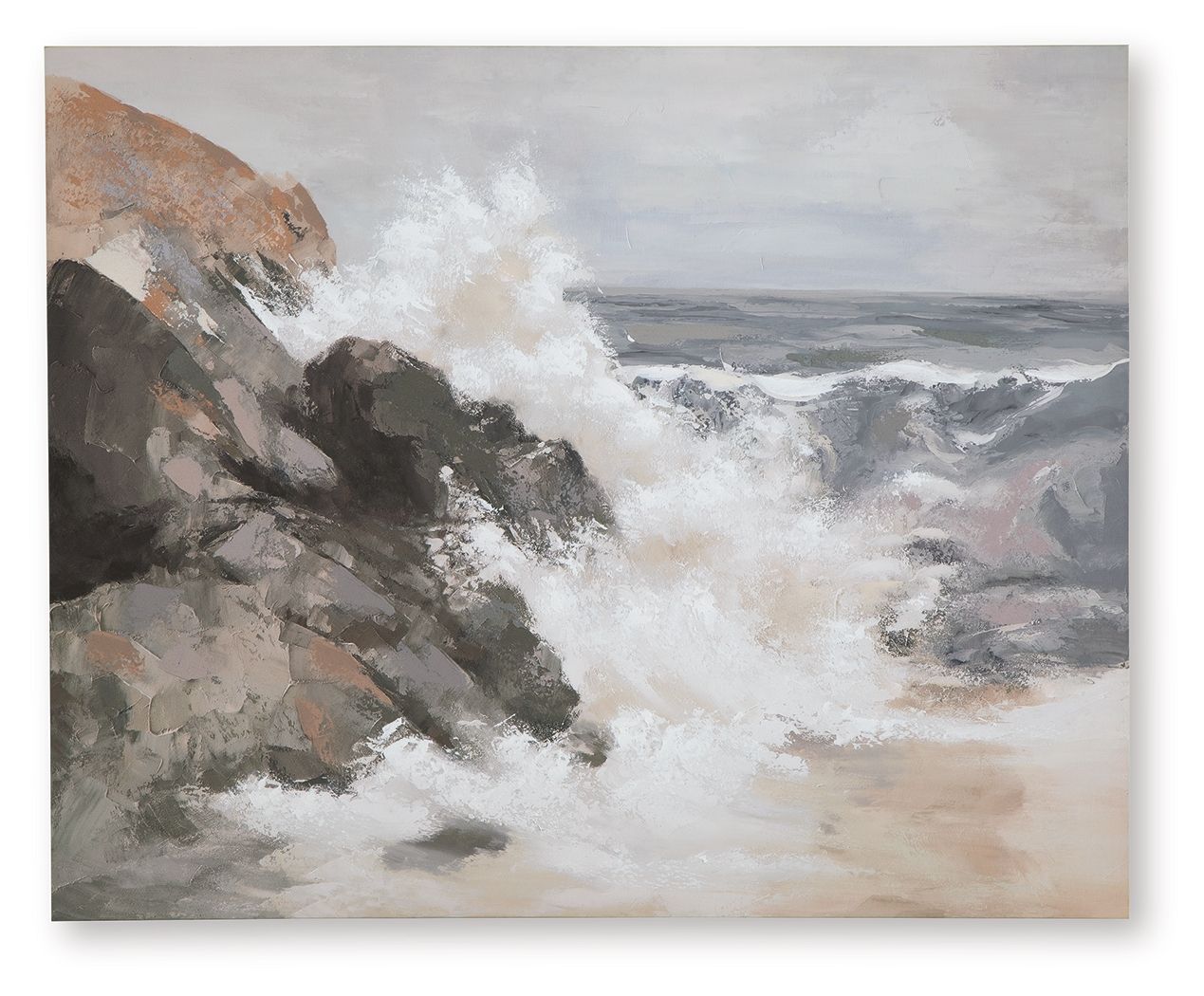 Worthner – Wall Art – Tan / Gray / White