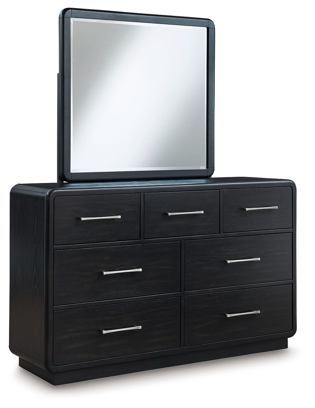 Rowanbeck - Dresser And Mirror - Black - Image 1