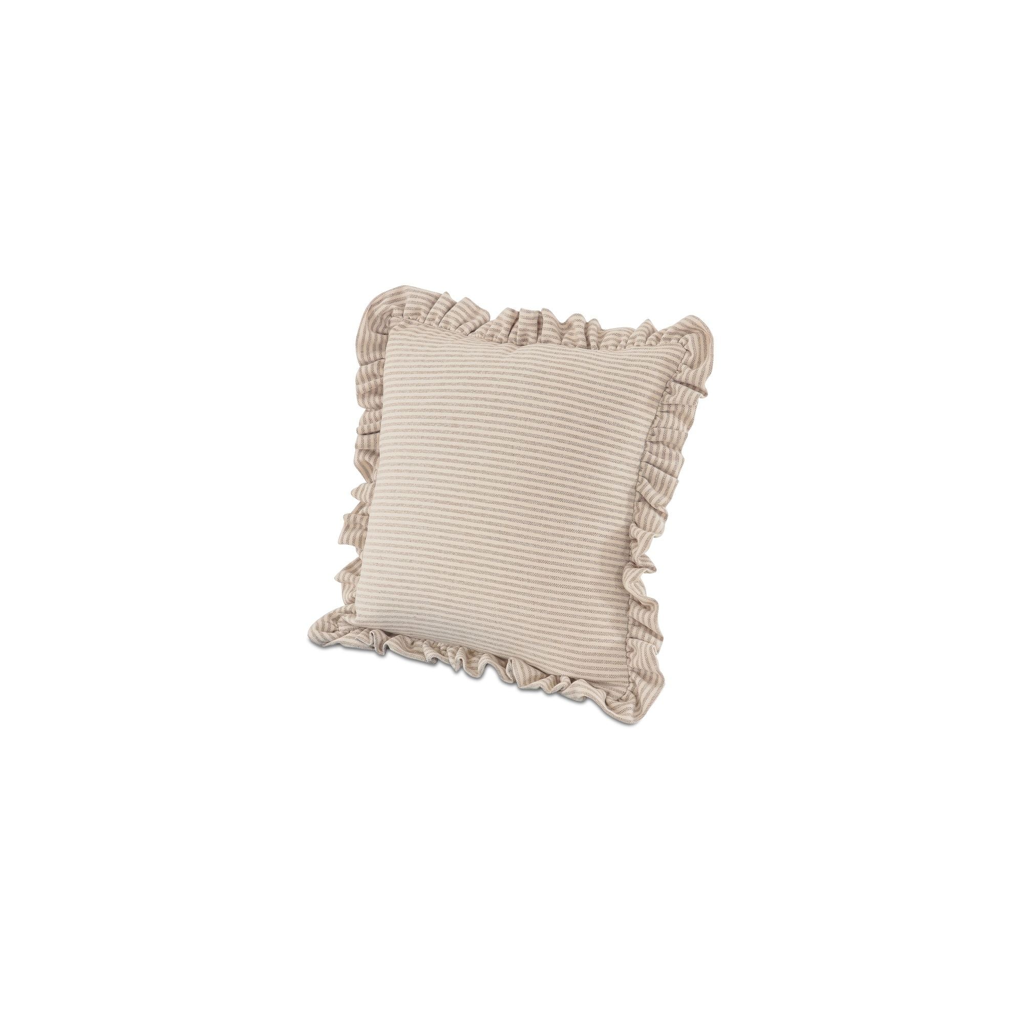 Betty - 25'' Cushion - Beige Stripe - Image 3