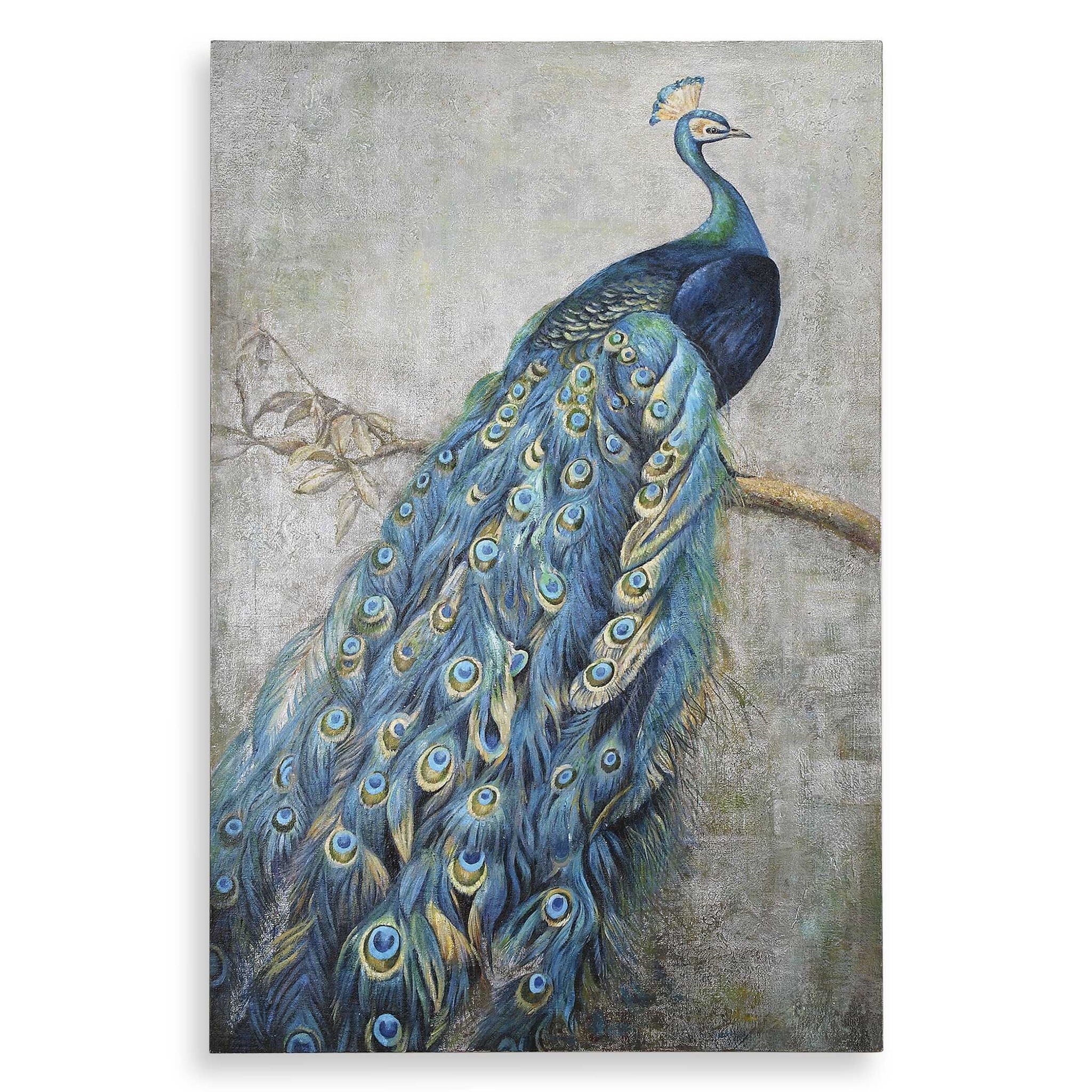 Proud Papa - Hand Painted Art - Blue - Image 1