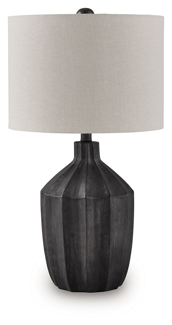 Jilton - Poly Table Lamp - Black - Image 1