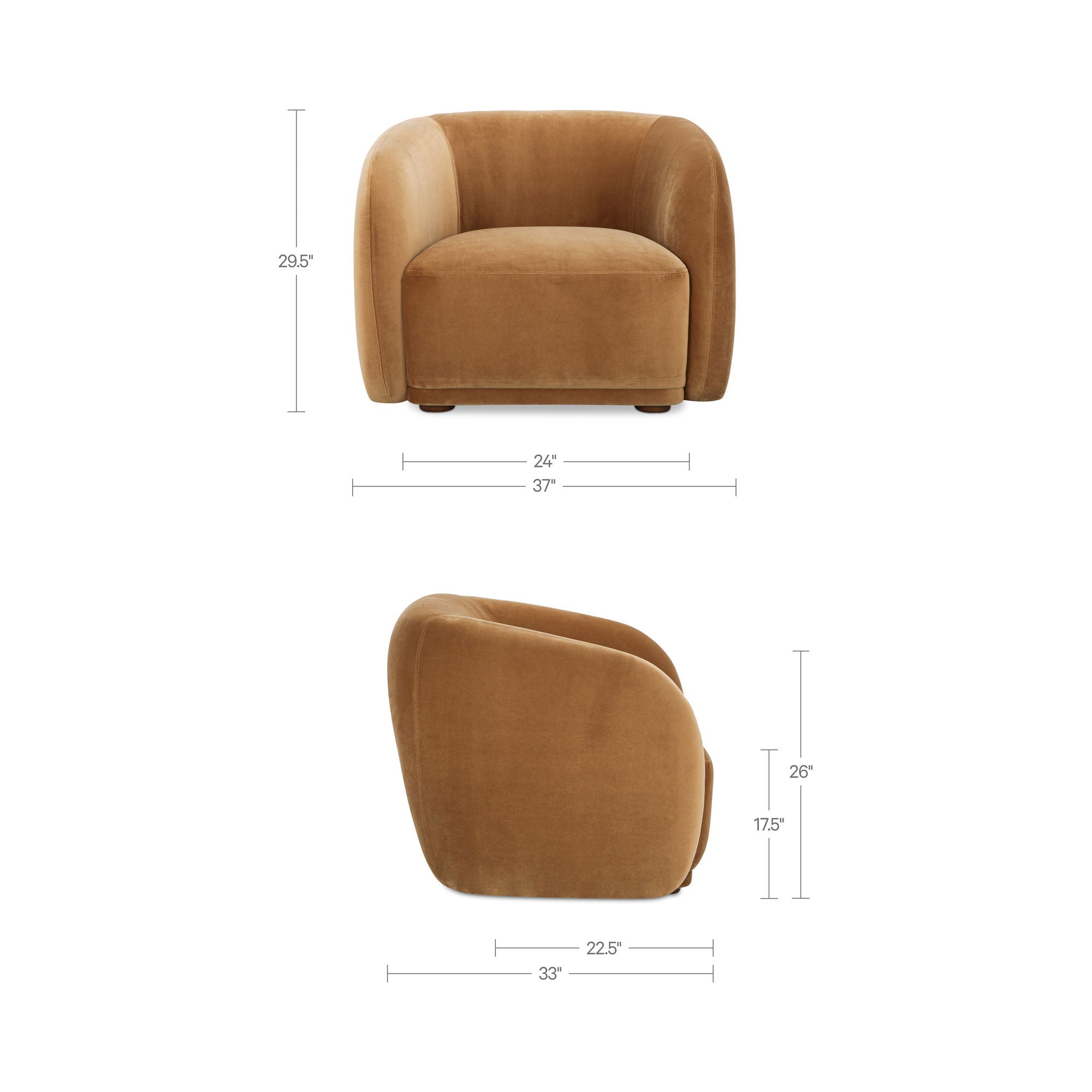 Faye - Accent Chair - Tan - Image 3