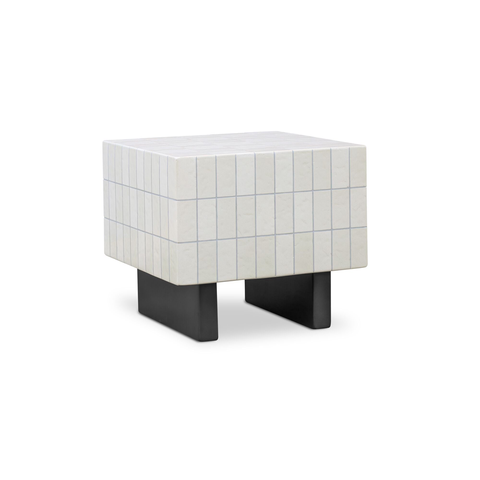 Farren - Outdoor Side Table - Cream - Image 3