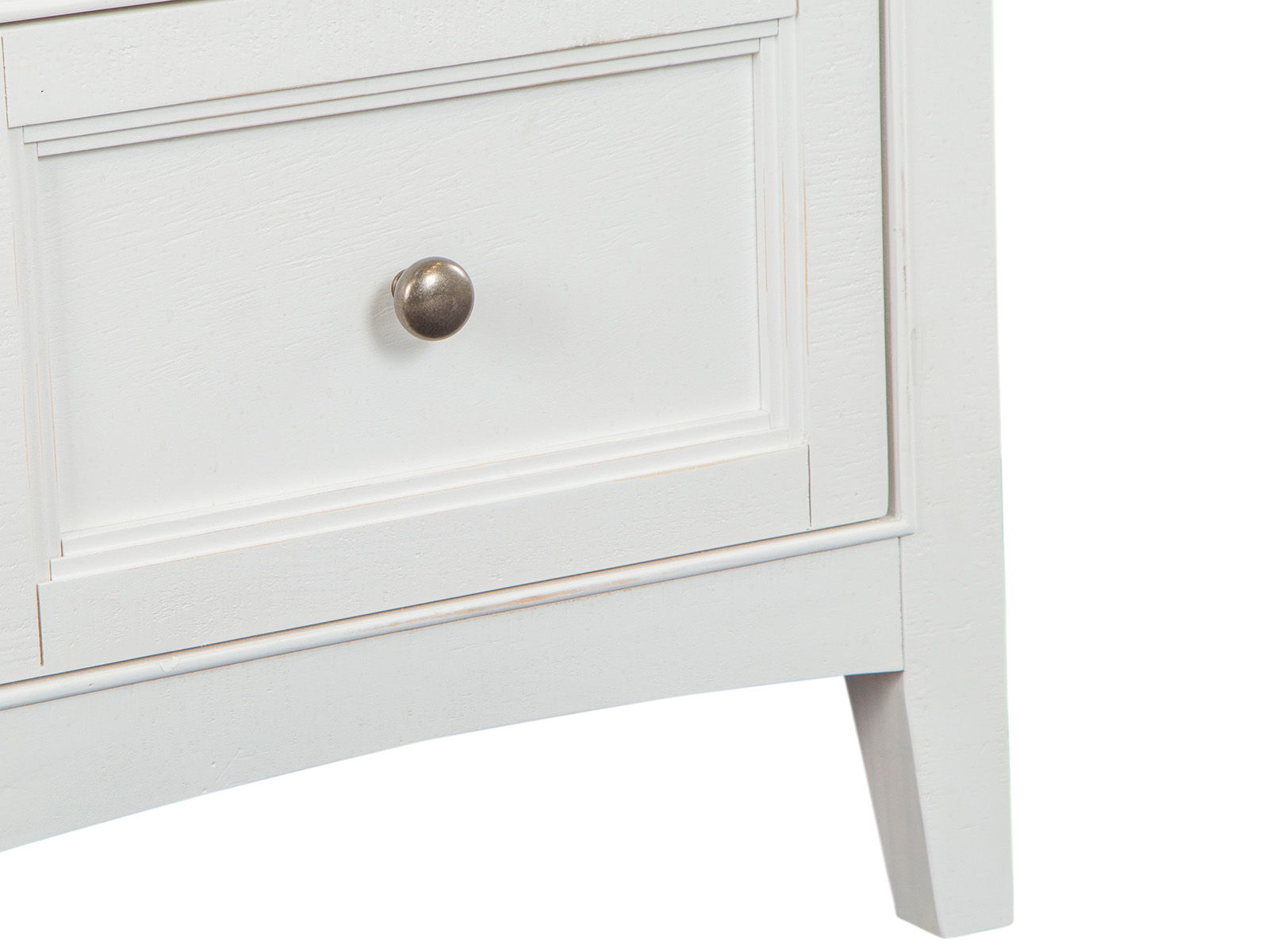 Heron Cove - Small Drawer Nightstand - Chalk White And Dovetail Gray - Image 3