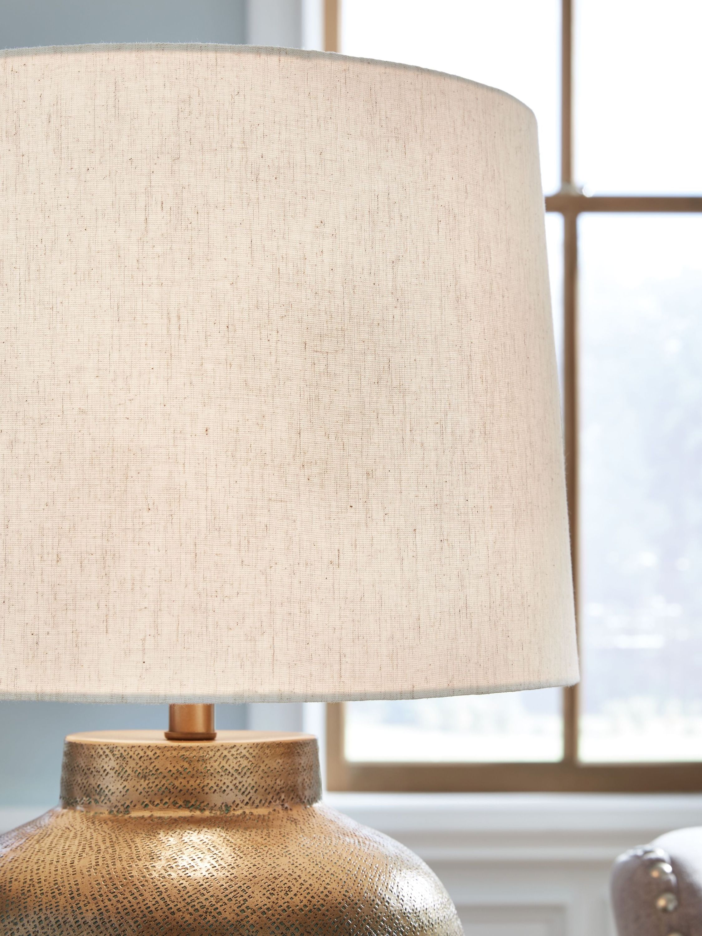 Madney - Metal Table Lamp - Antique Gold Finish - Image 3