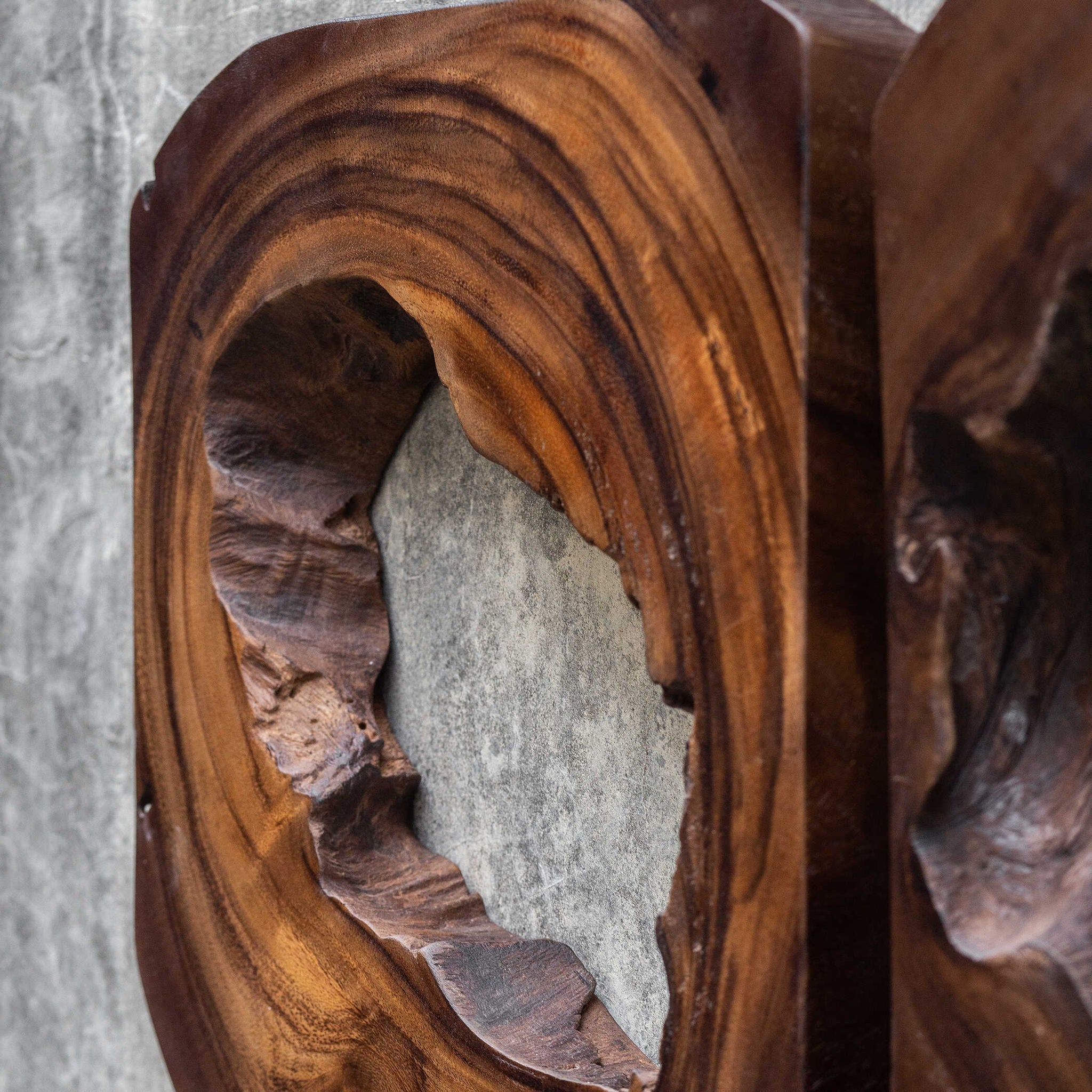 Adlai - Wood Wall Art (Set of 6) - Dark Brown - Image 3