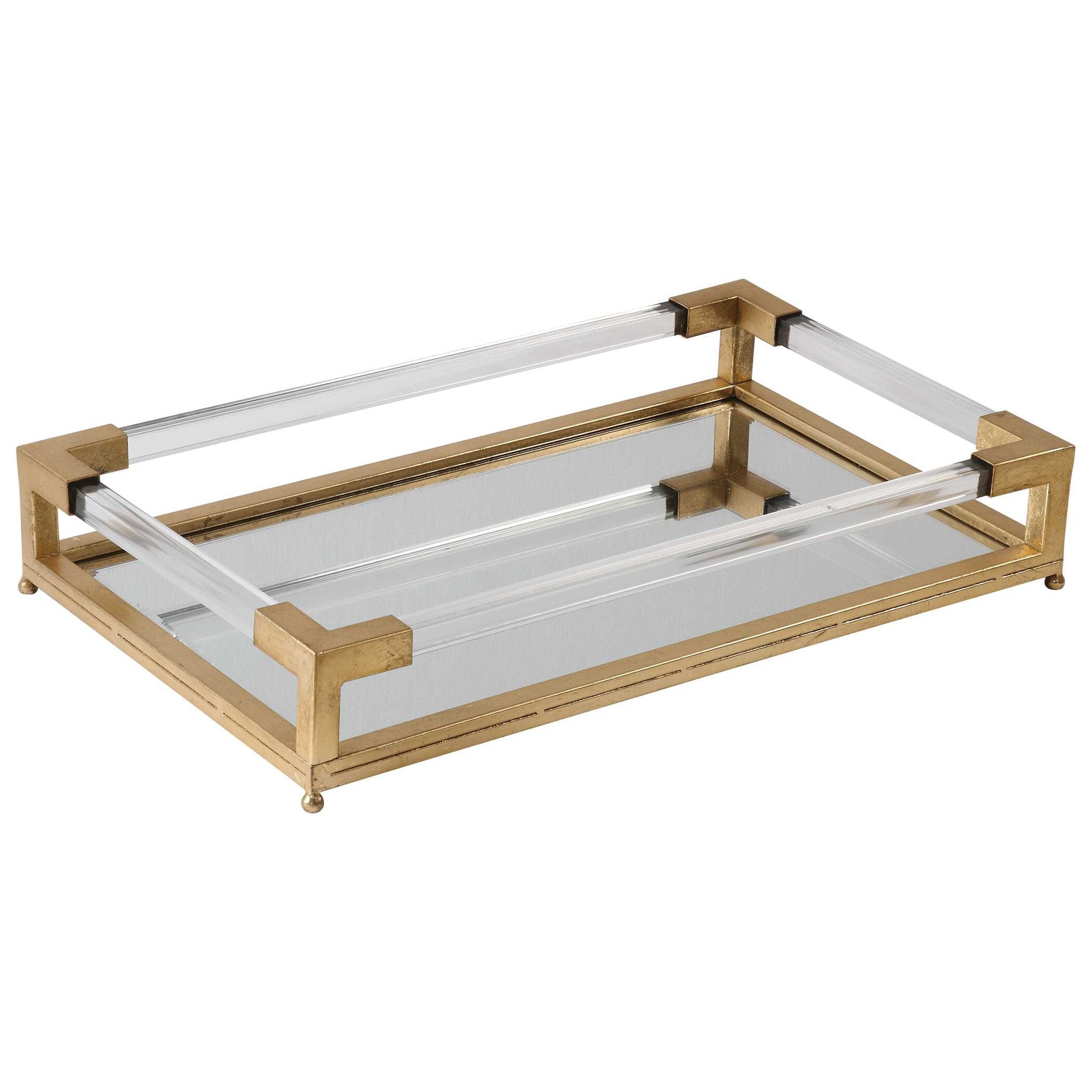 Balkan - Mirrored Tray - Gold - Image 3