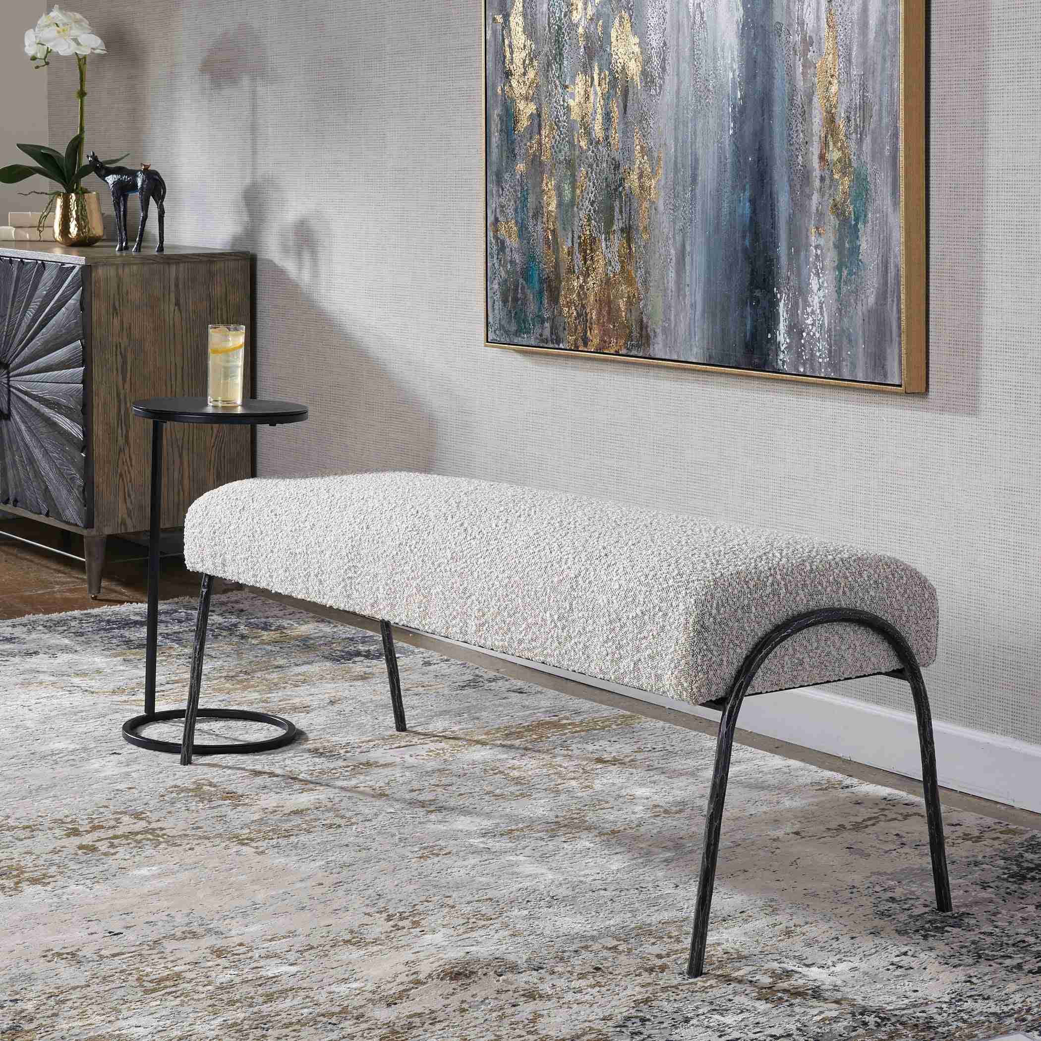 Jacobsen - Modern Bench - Gray - Image 3