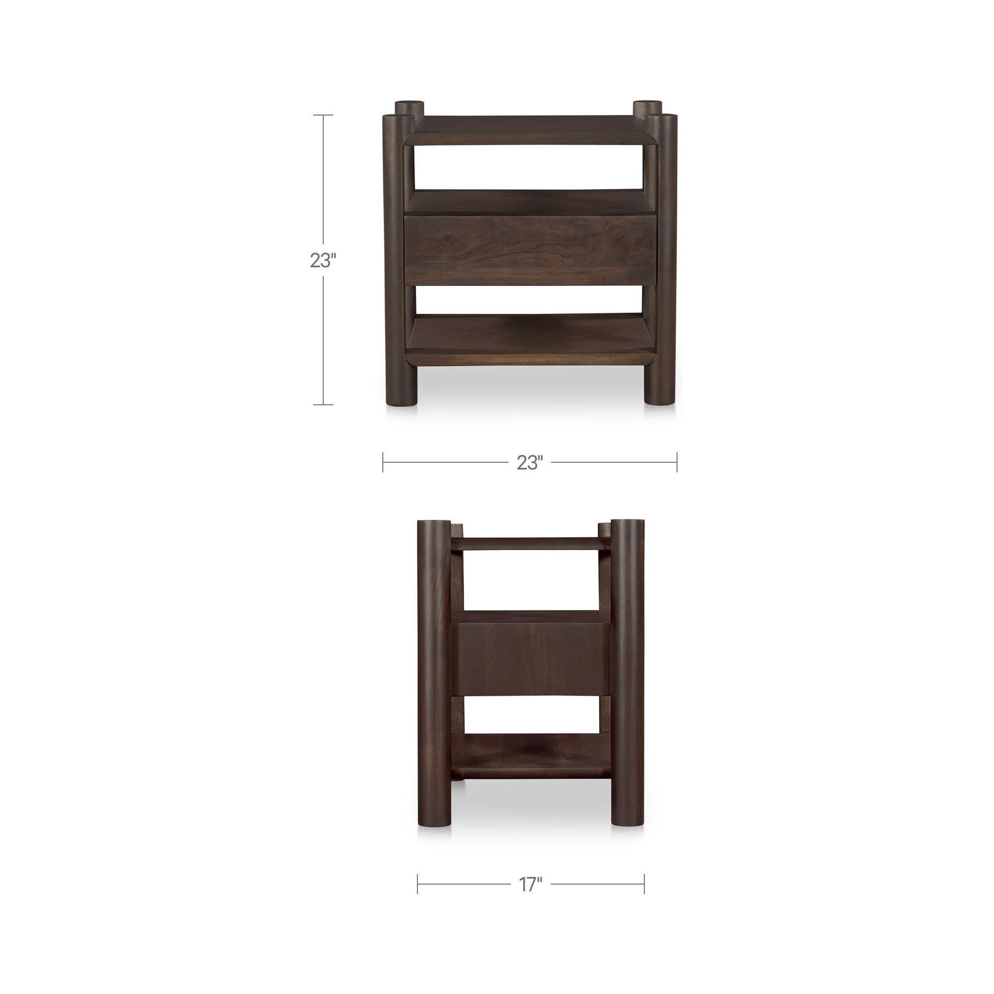 Devin - Nightstand - Brown - Image 2