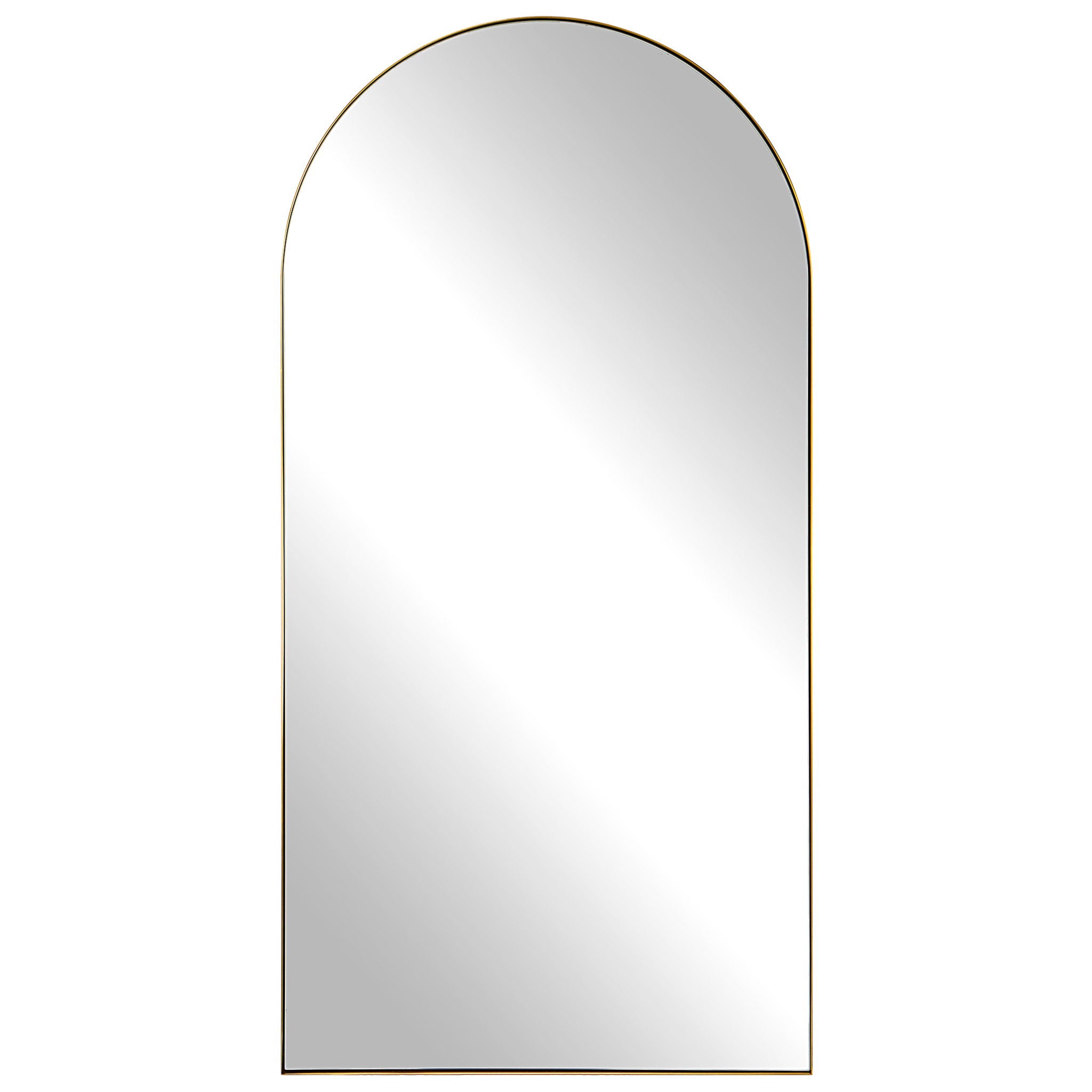 Crosley – Arch Mirror – Antique Brass