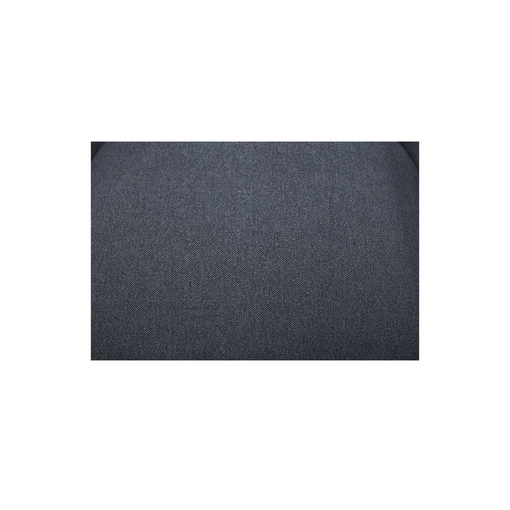 Maisie - Fabric Rolling Dining Chair - Slate Blue - Image 2