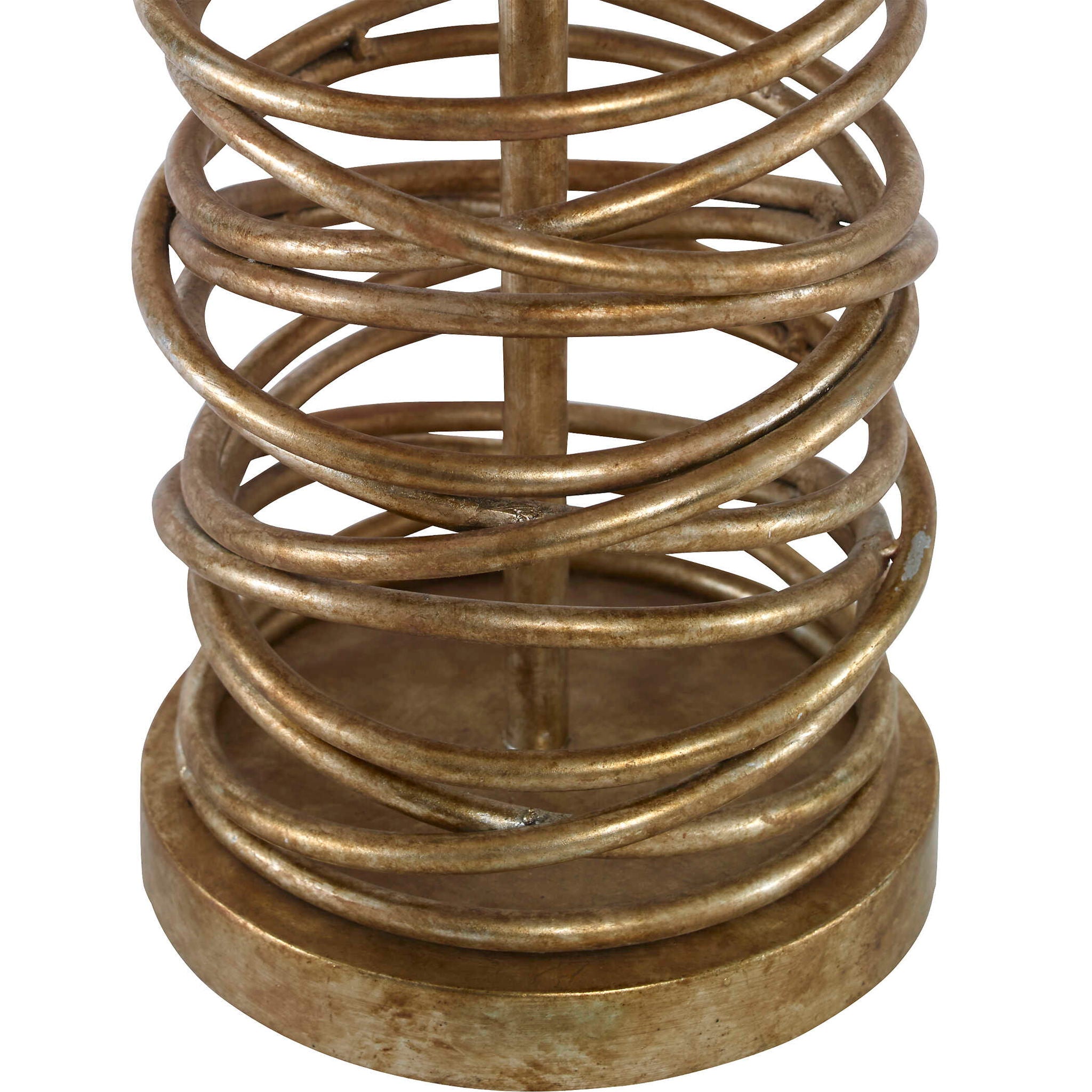 Amarey - Metal Ring Table Lamp - Gold - Image 2