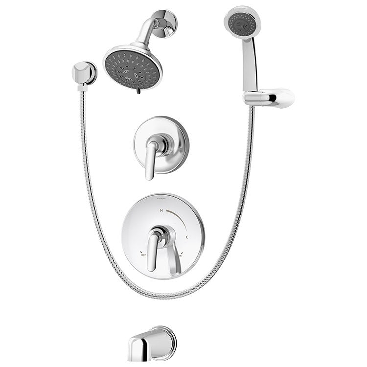 Elm Temptrol Tub/Shower Trim with Handle, Showerhead, Handshower and Tub Spout (Trim Only) - Image 1