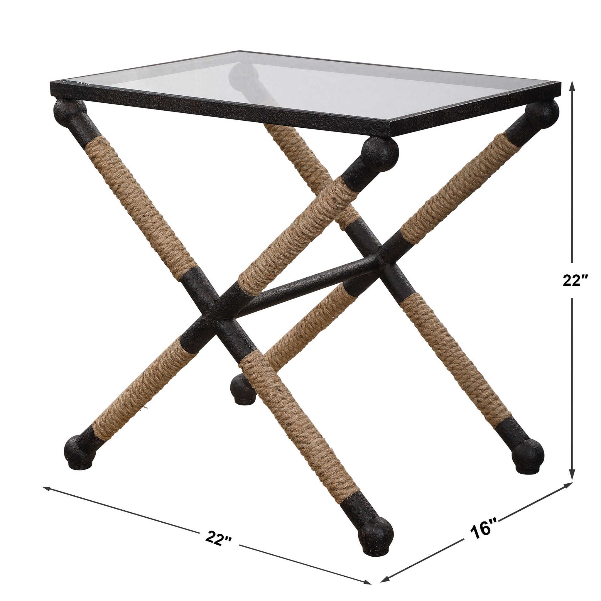 Braddock - Coastal Accent Table - Black - Image 3