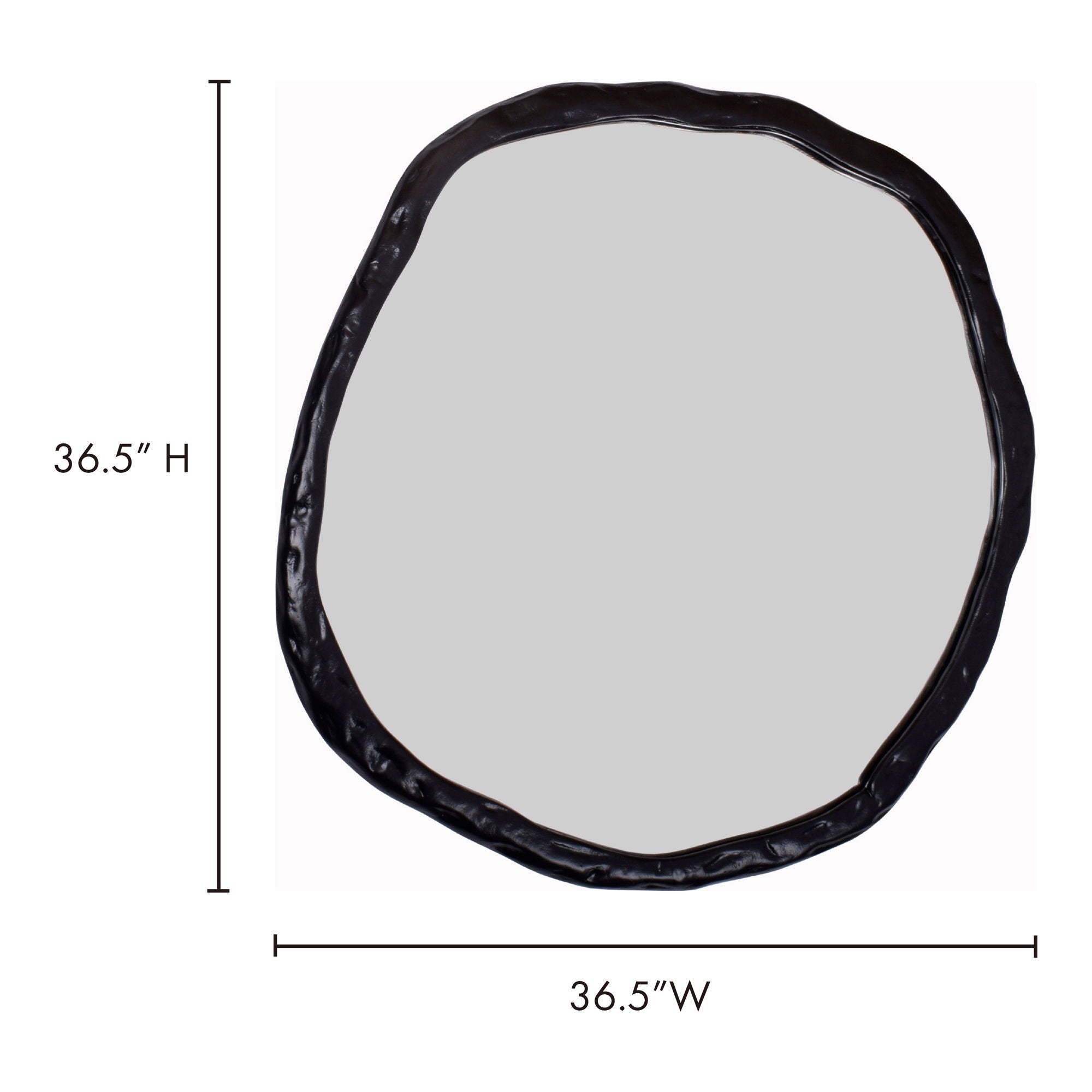Foundry - Large Mirror - Black - Image 3