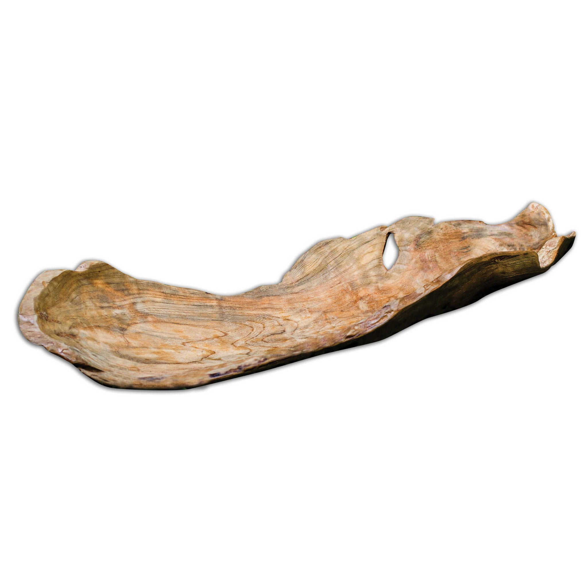 Teak - Leaf Bowl - Light Brown - Image 1