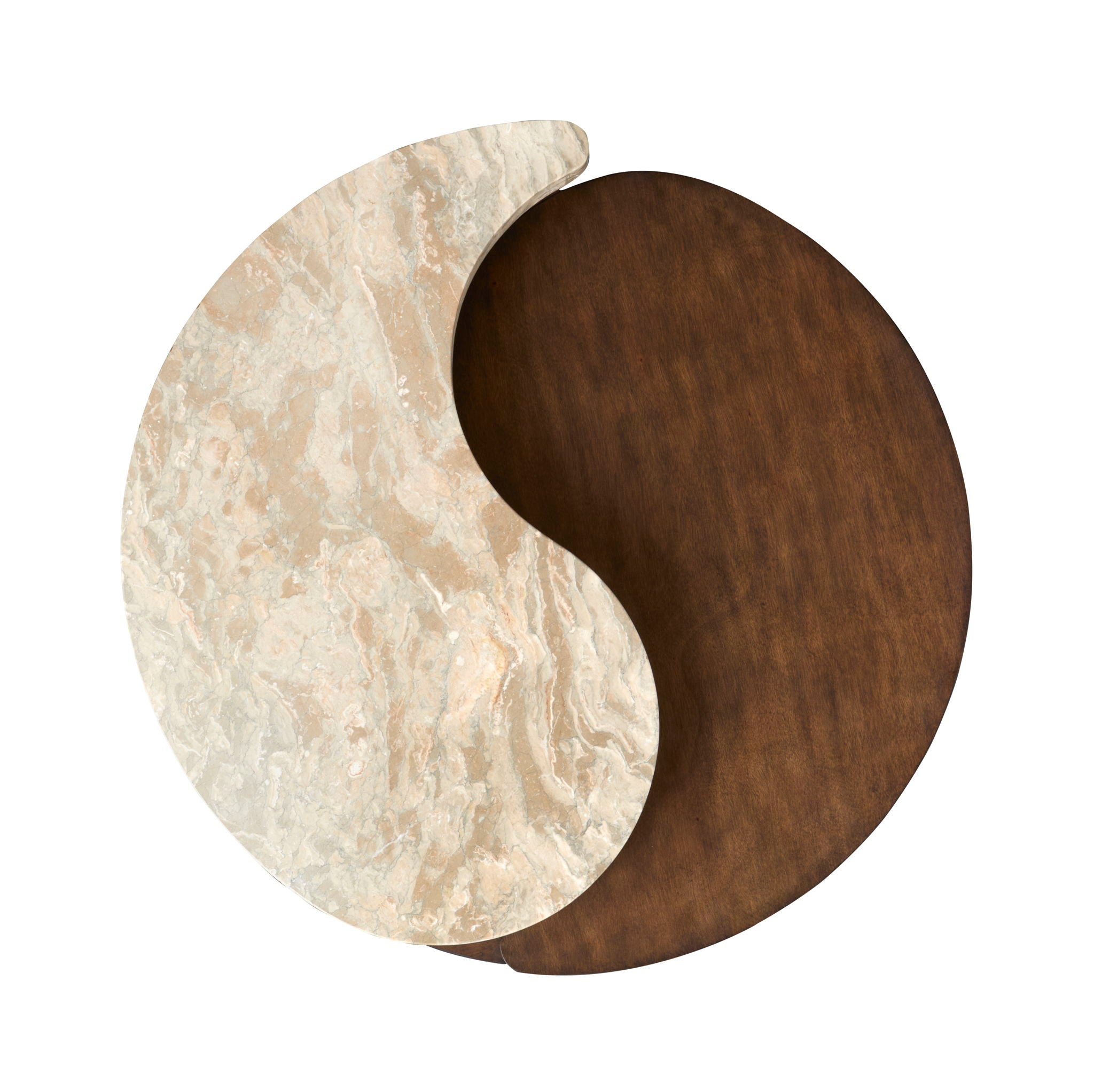 McPherson - Round Cocktail Table With Casters - Burnt Umber - Image 2