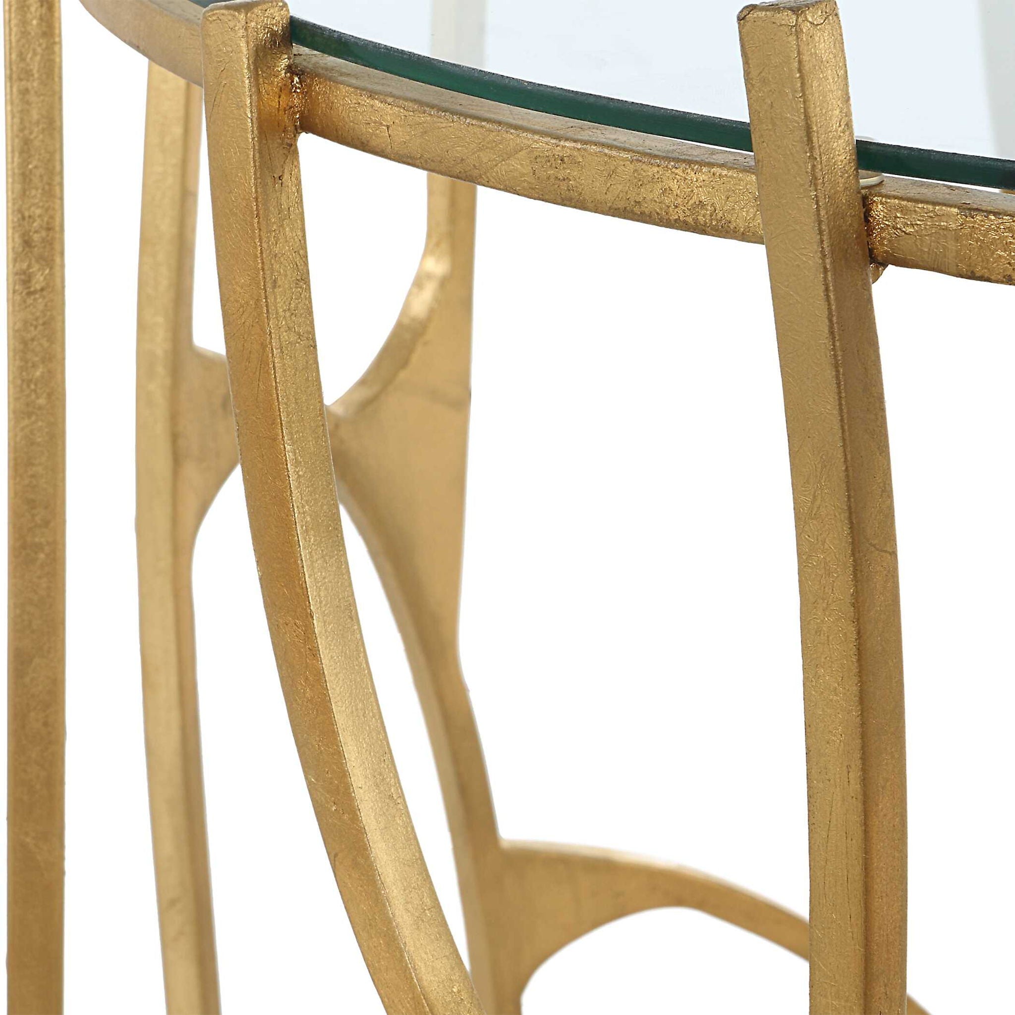 Ritual - Round Gold Side Table - Image 2