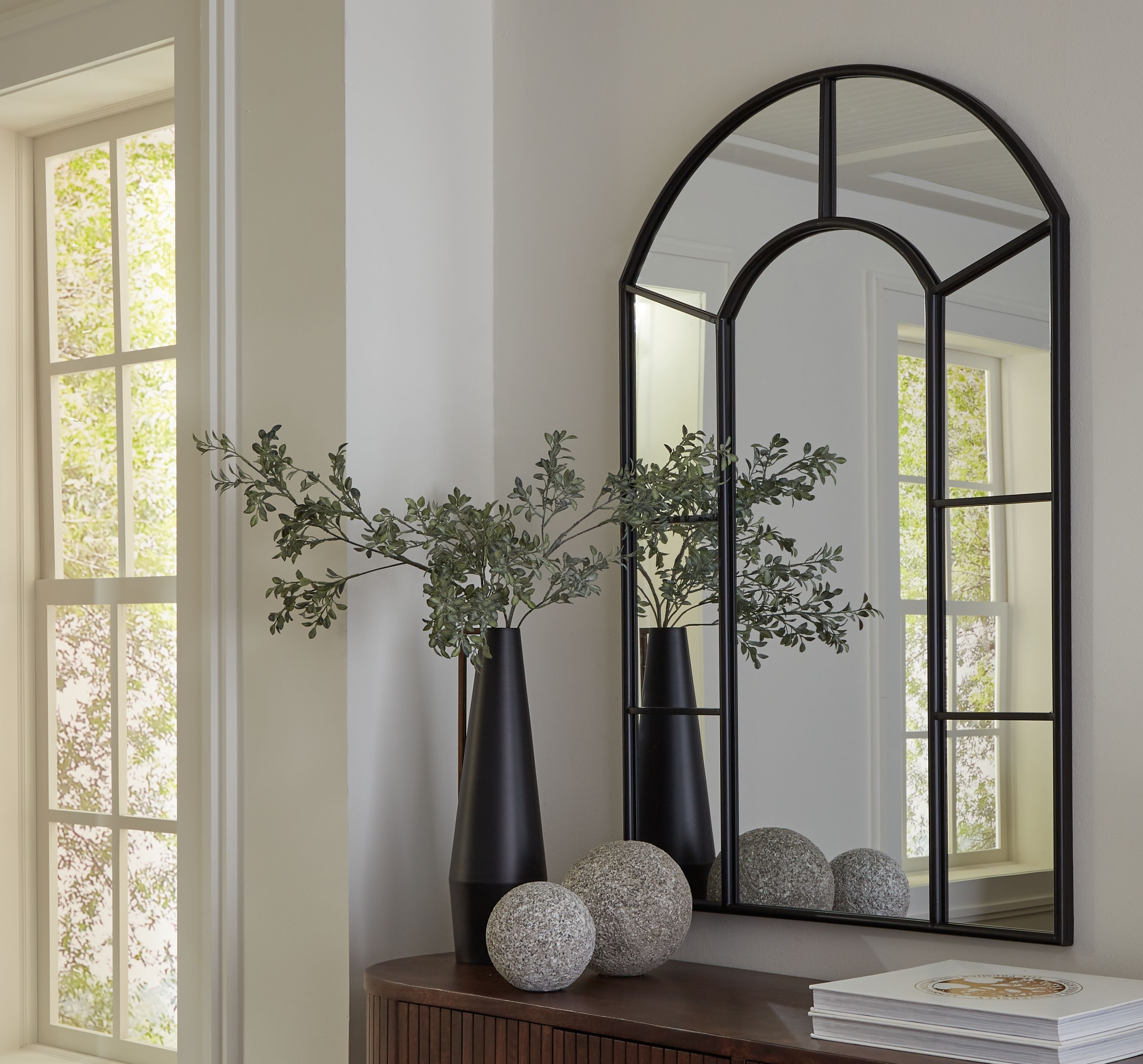 Evengton - Accent Mirror - Black - Image 3