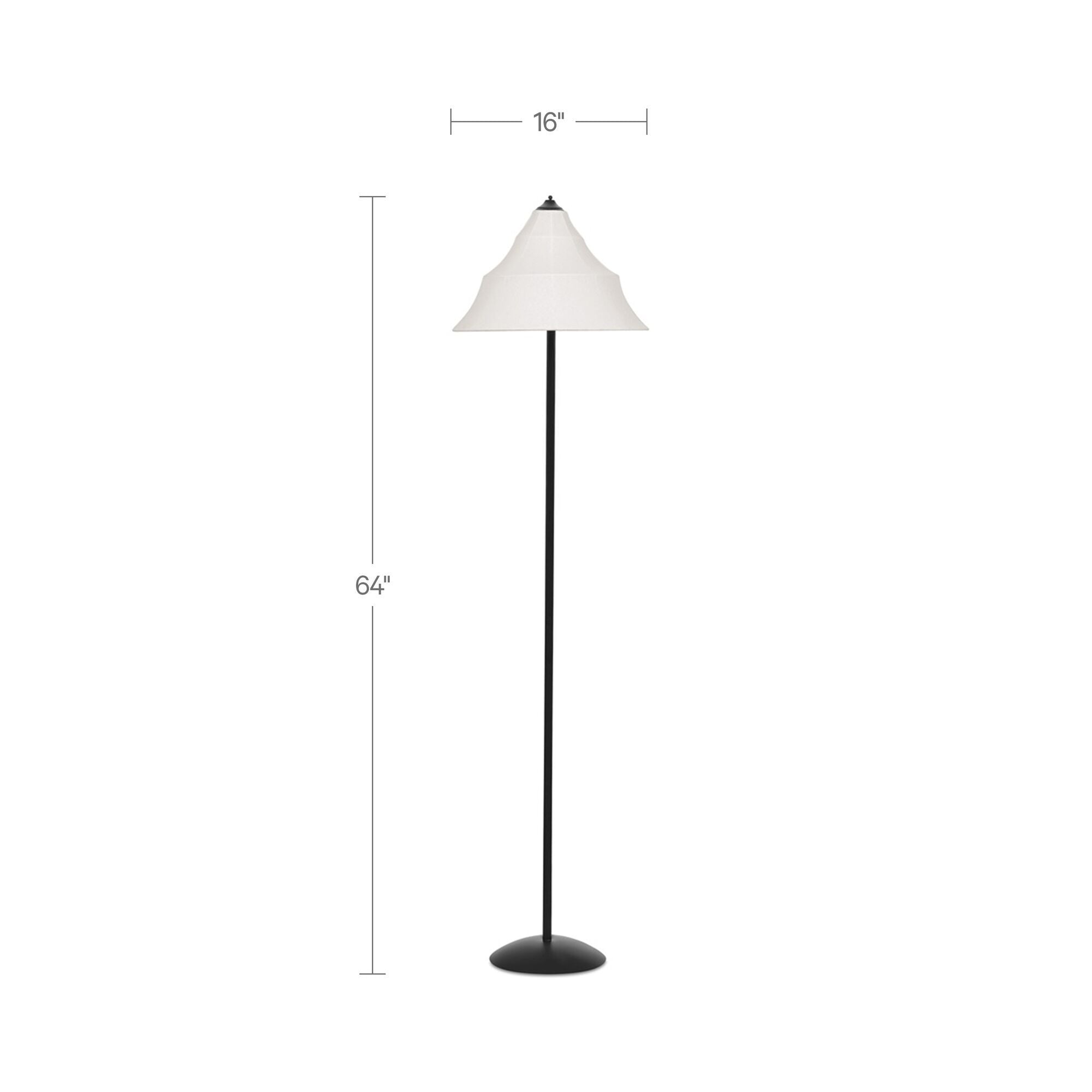 Corrina - Floor Lamp - White - Image 3