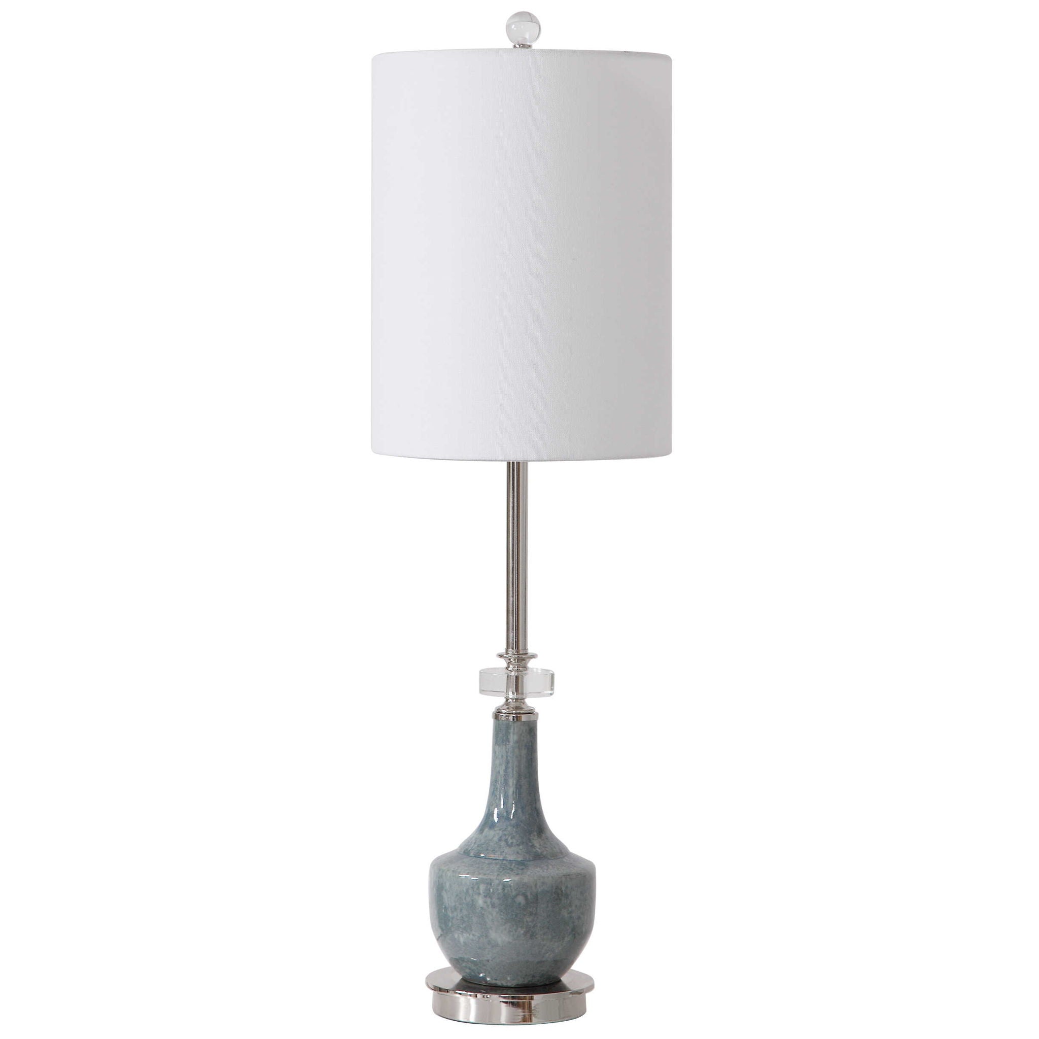Piers - Mottled Buffet Lamp - Blue - Image 3