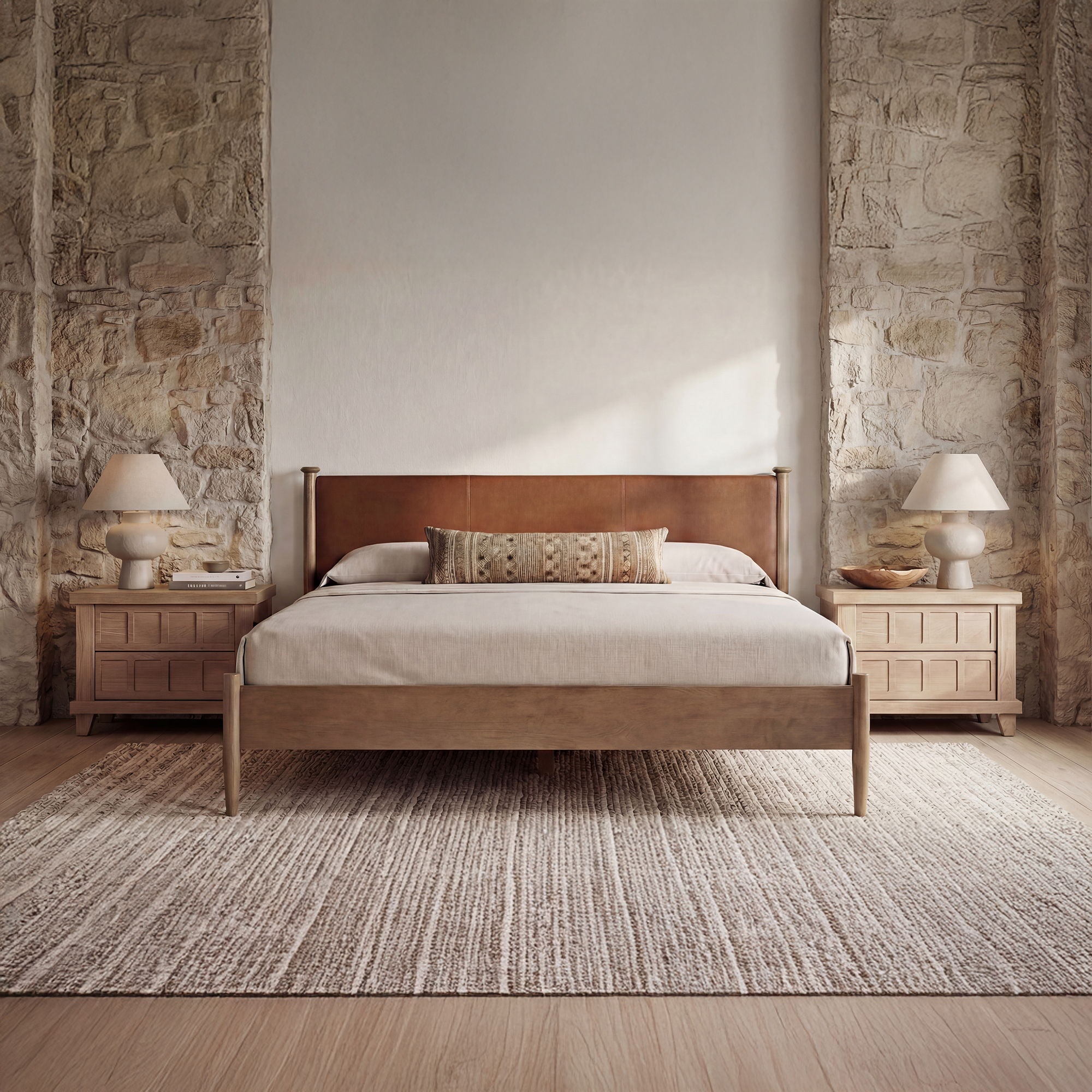 Crosby – Queen Bed – Brown