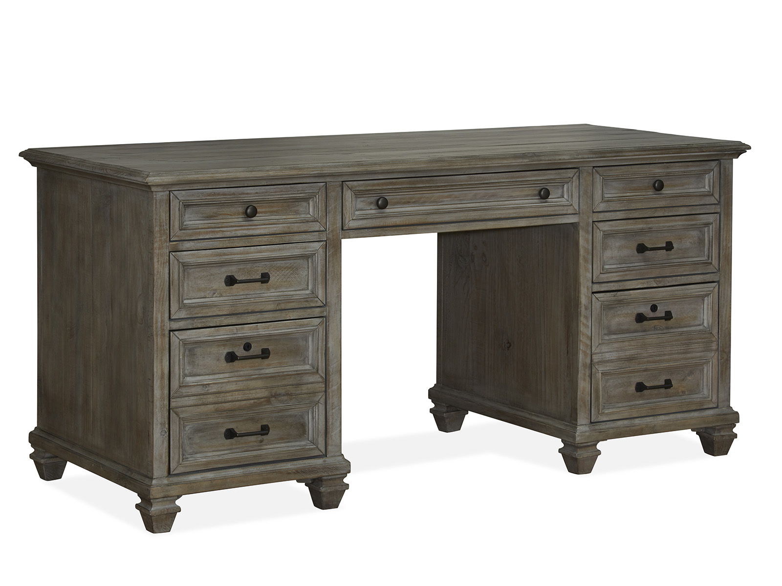 Lancaster – Executive Desk – Dove Tail Gray