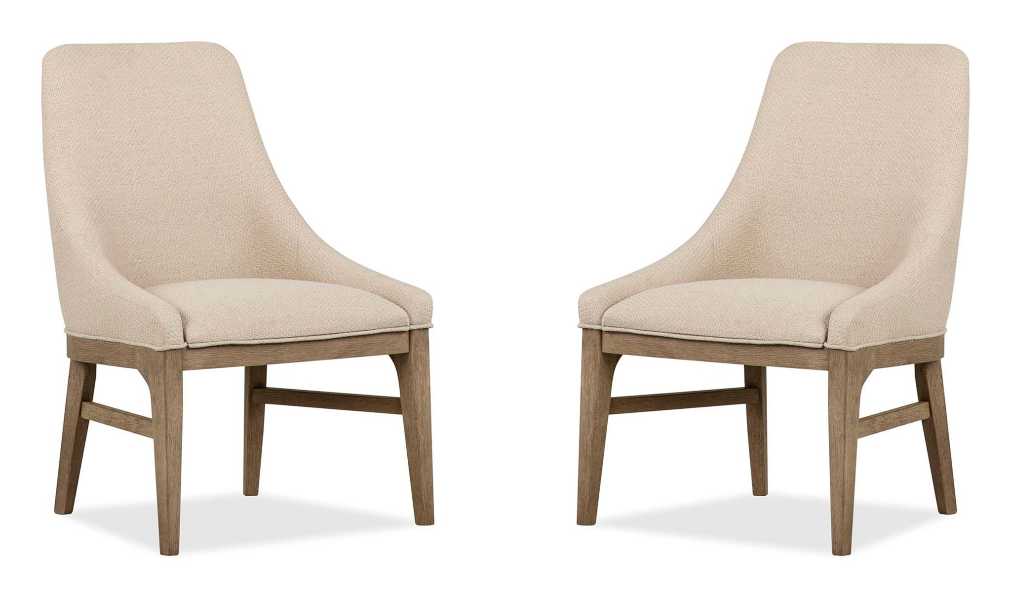 Tristan - Upholstered Arm Chair (Set of 2) - Swiss Coffee - Image 1
