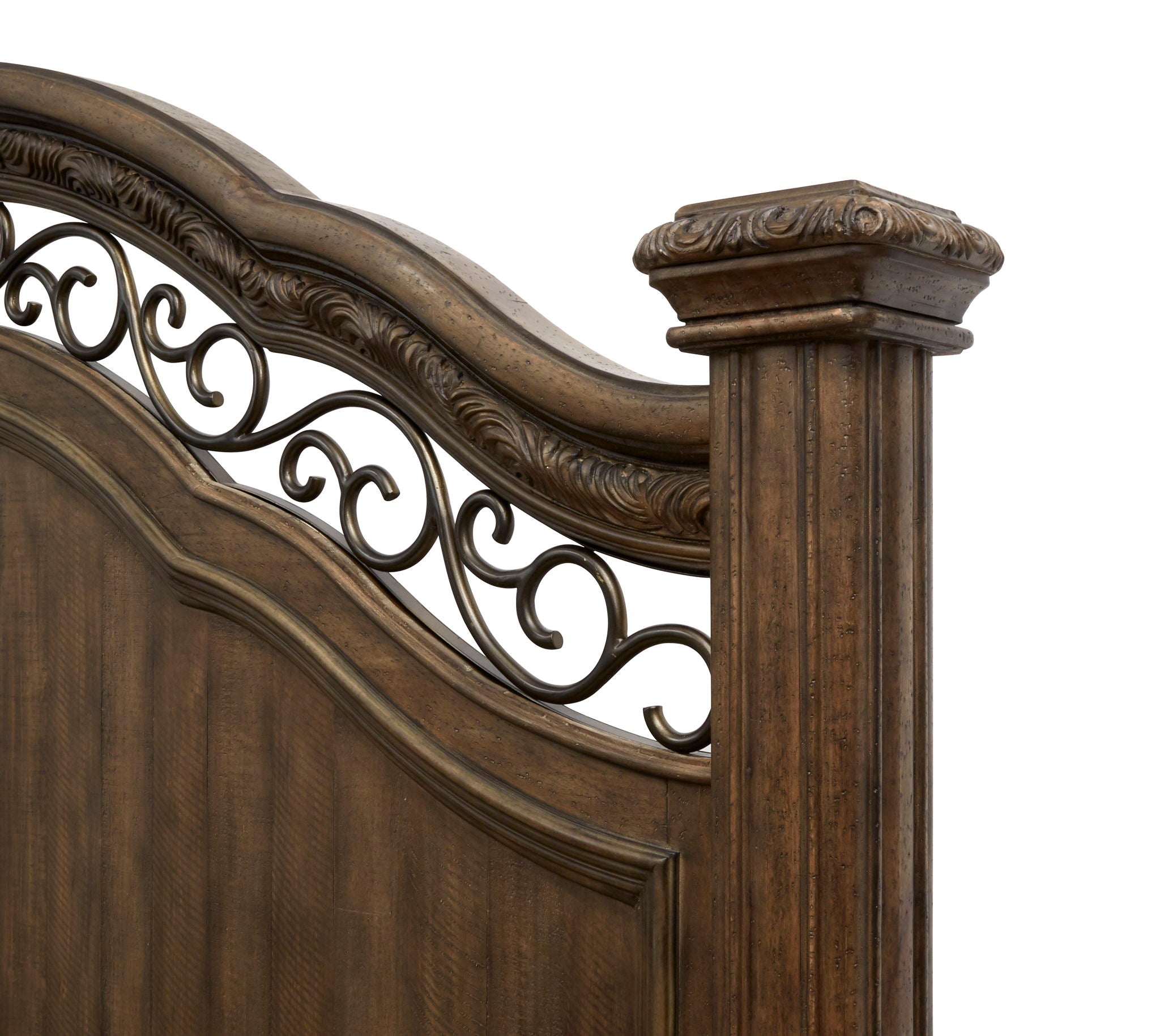 Durango - Wood Panel Bed - Willadeene Brown - Image 3