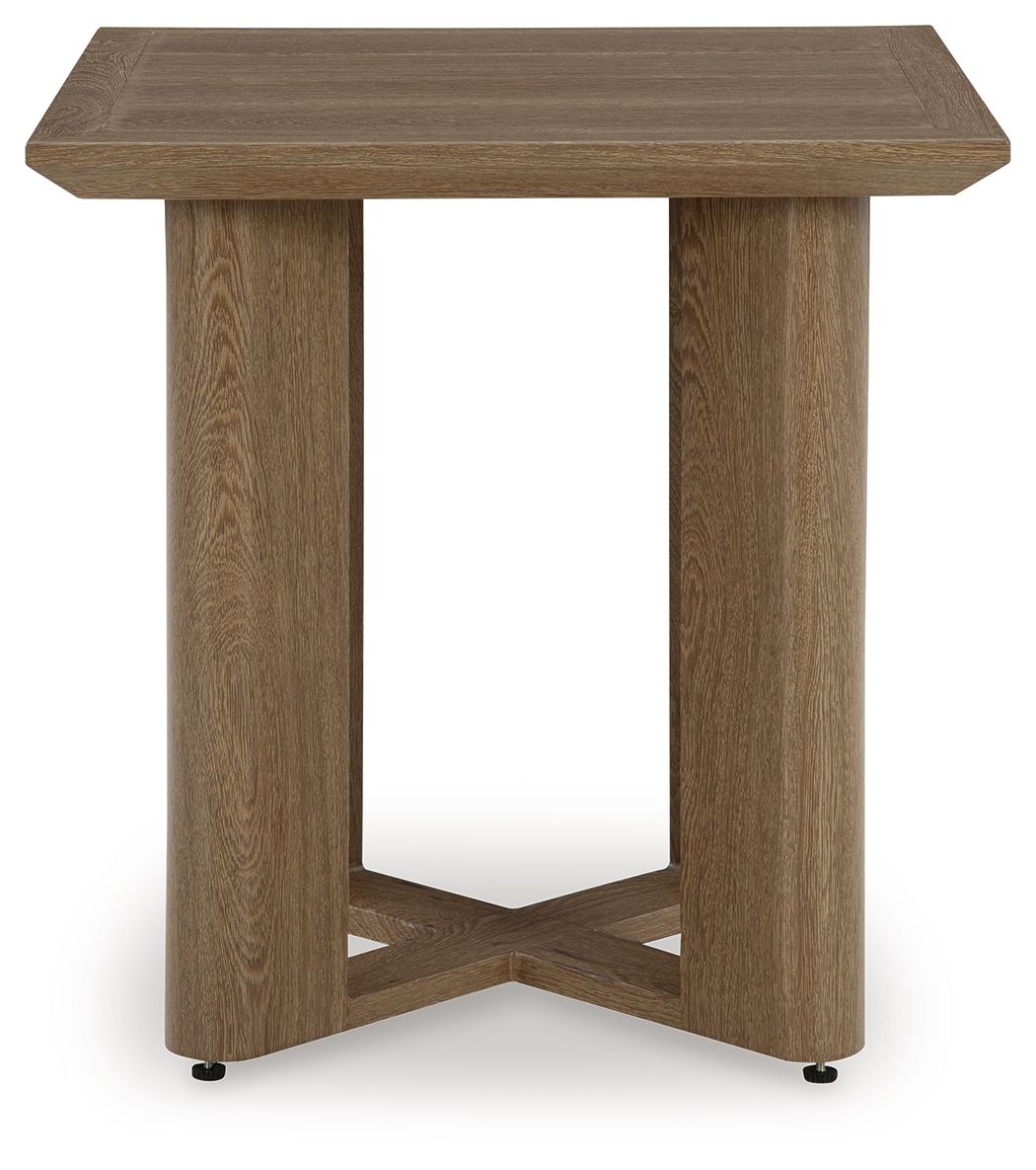 Serene Bay - Square End Table - Dark Brown - Image 2