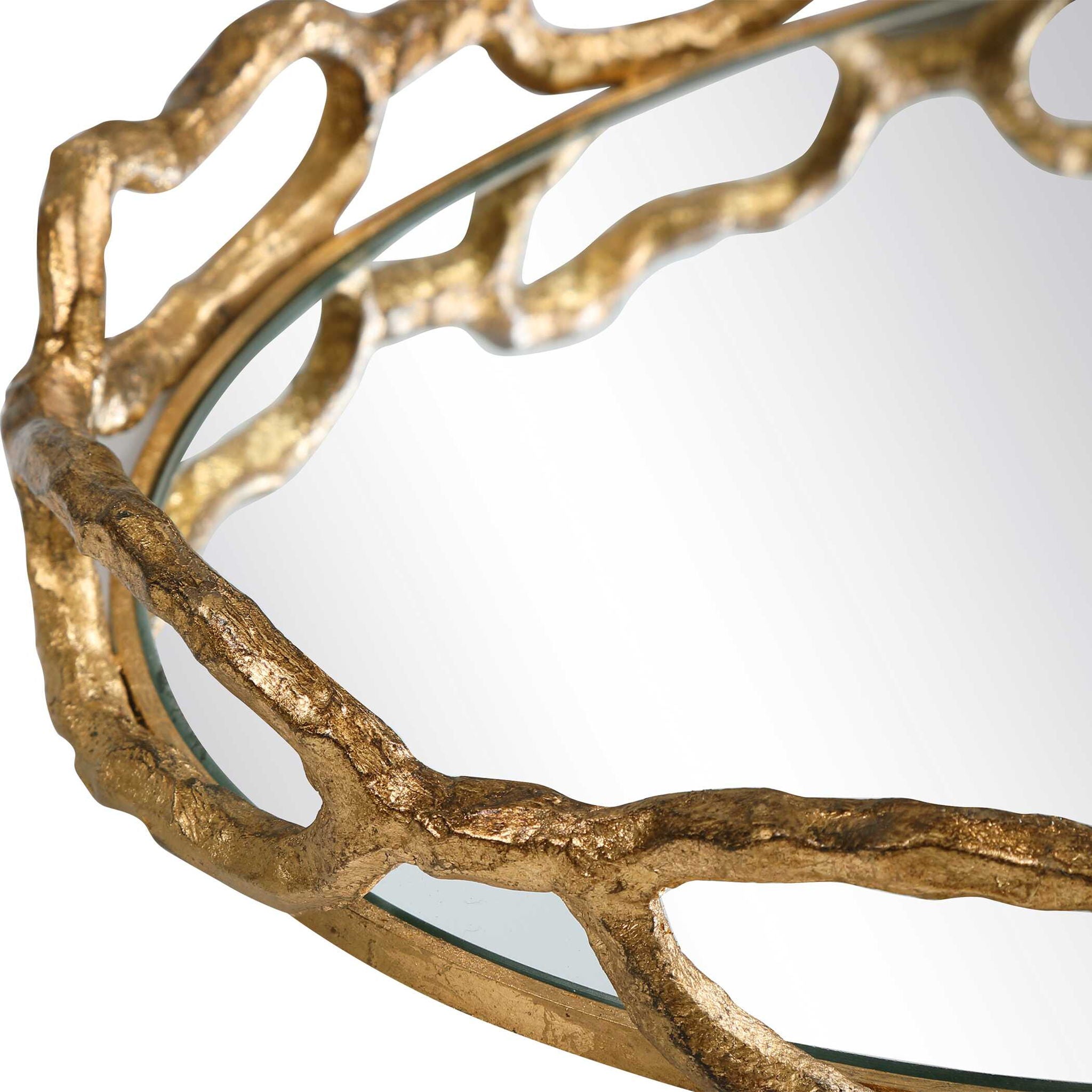 Cable - Chain Mirrored Tray - Gold - Image 3