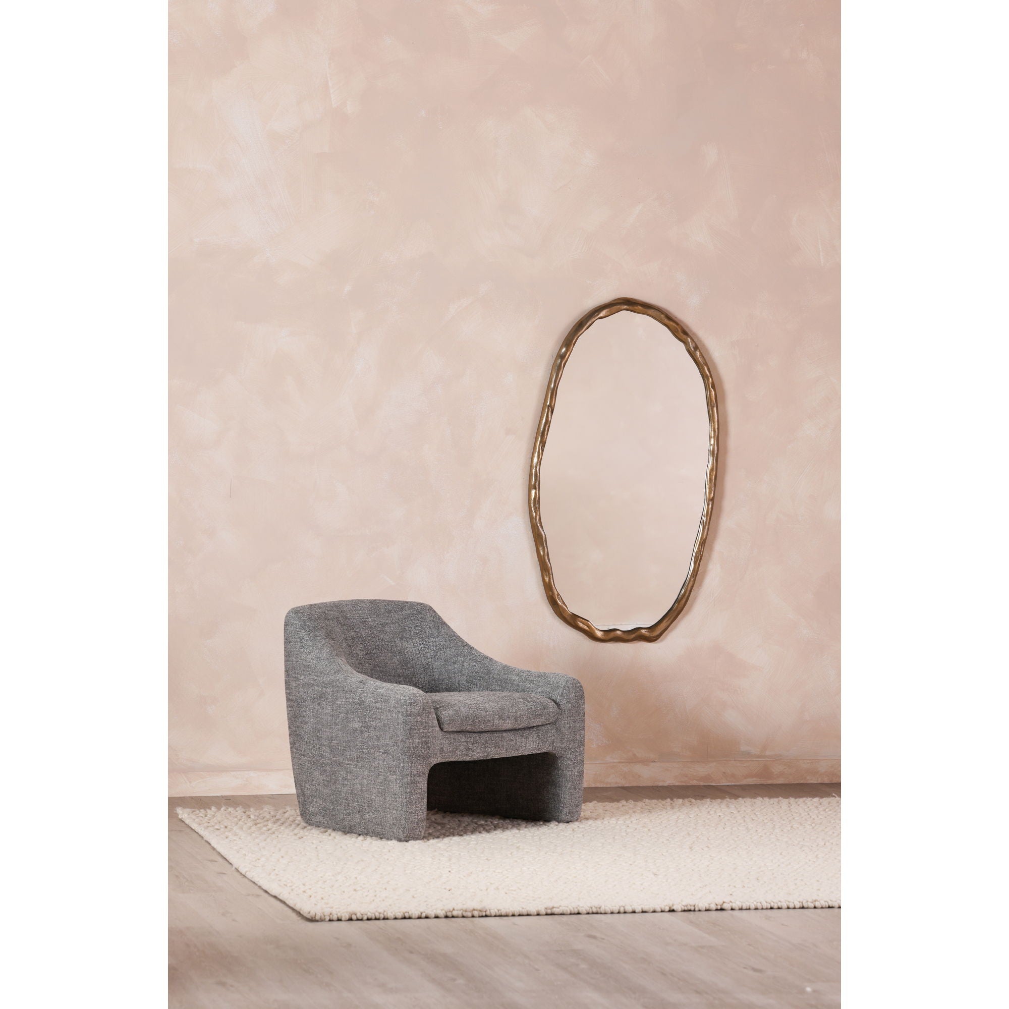 Foundry - Oval Mirror - Yellow - Image 3