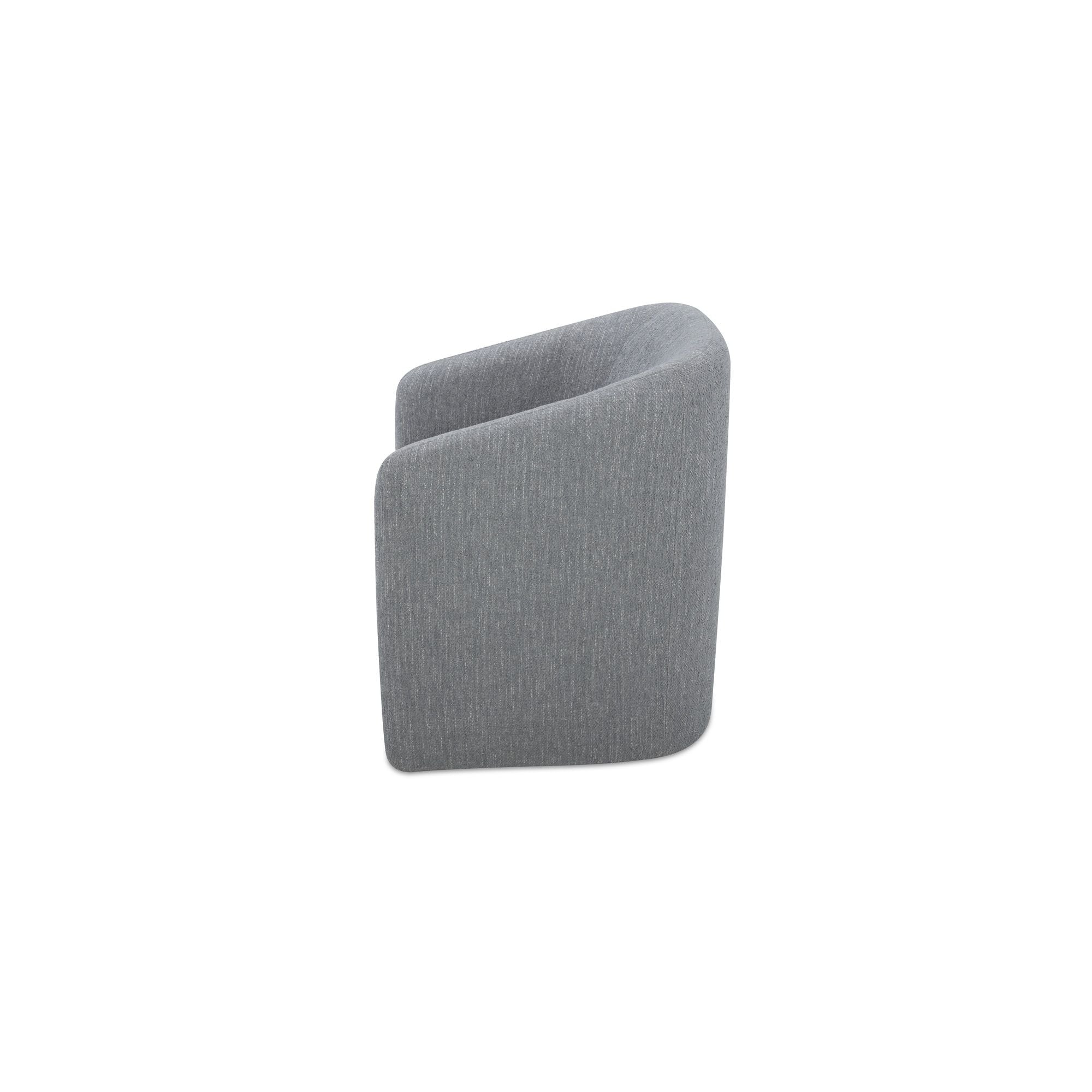 Sandy - Rolling Dining Chair - Gray - Image 3