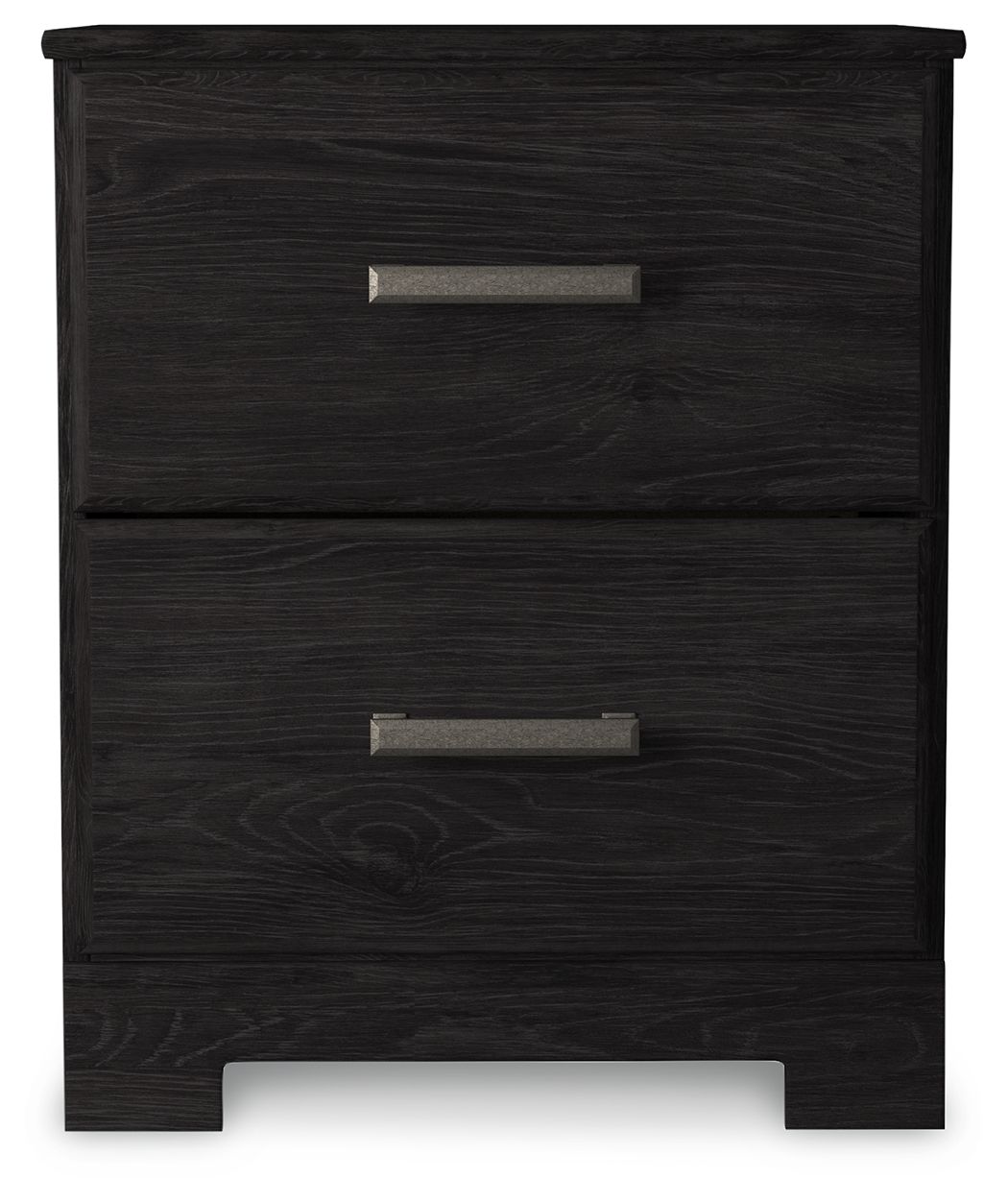 Belachime - Two Drawer Night Stand - Charcoal - Image 3
