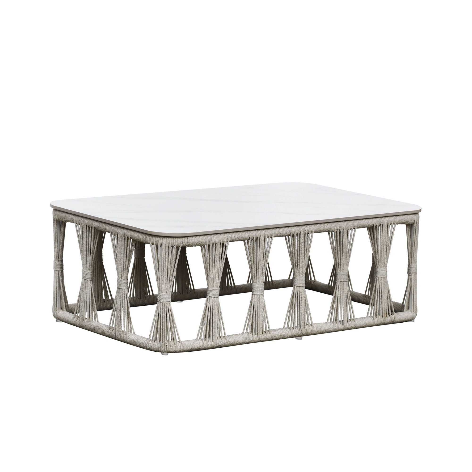 Alexa - Outdoor Seating Table With Stone Top - Image 2