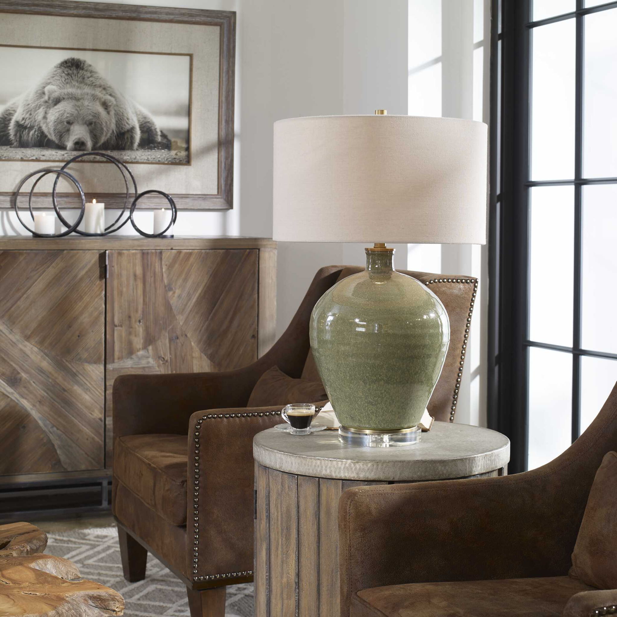 Elva - Table Lamp - Emerald - Image 3
