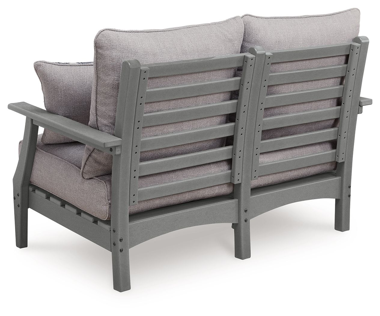 Cove Beach - Loveseat With Cushion - Gray - Image 2