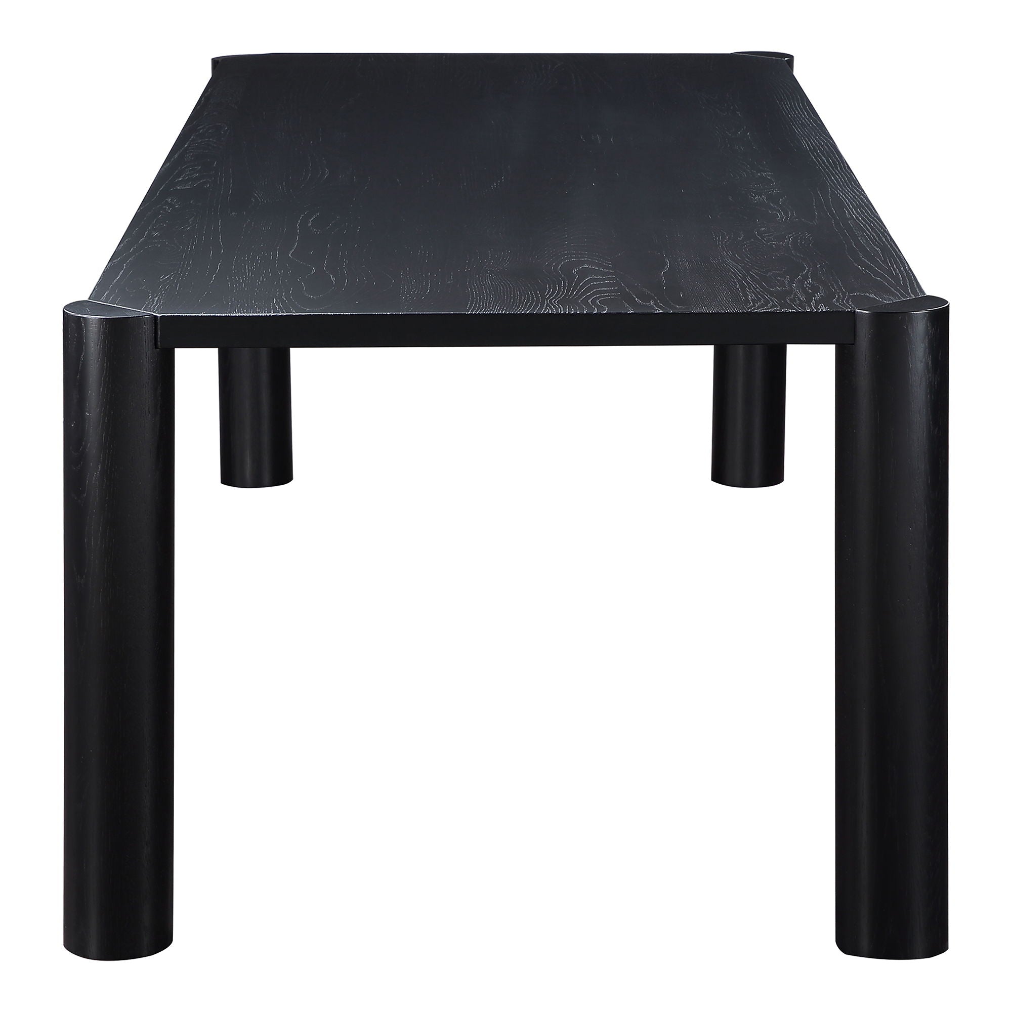 Post - Large Dining Table - Black Oak - Image 3