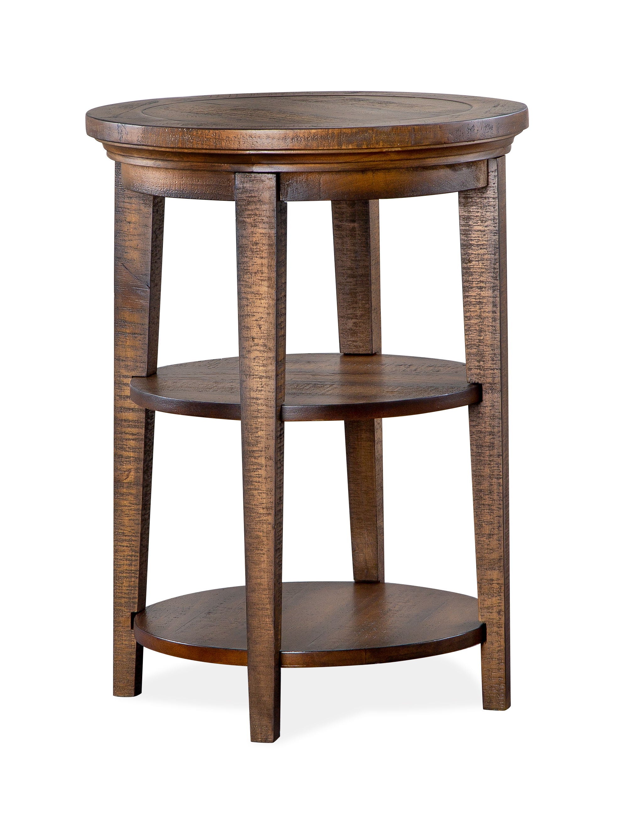 Bay Creek – Round Accent End Table – Toasted Nutmeg
