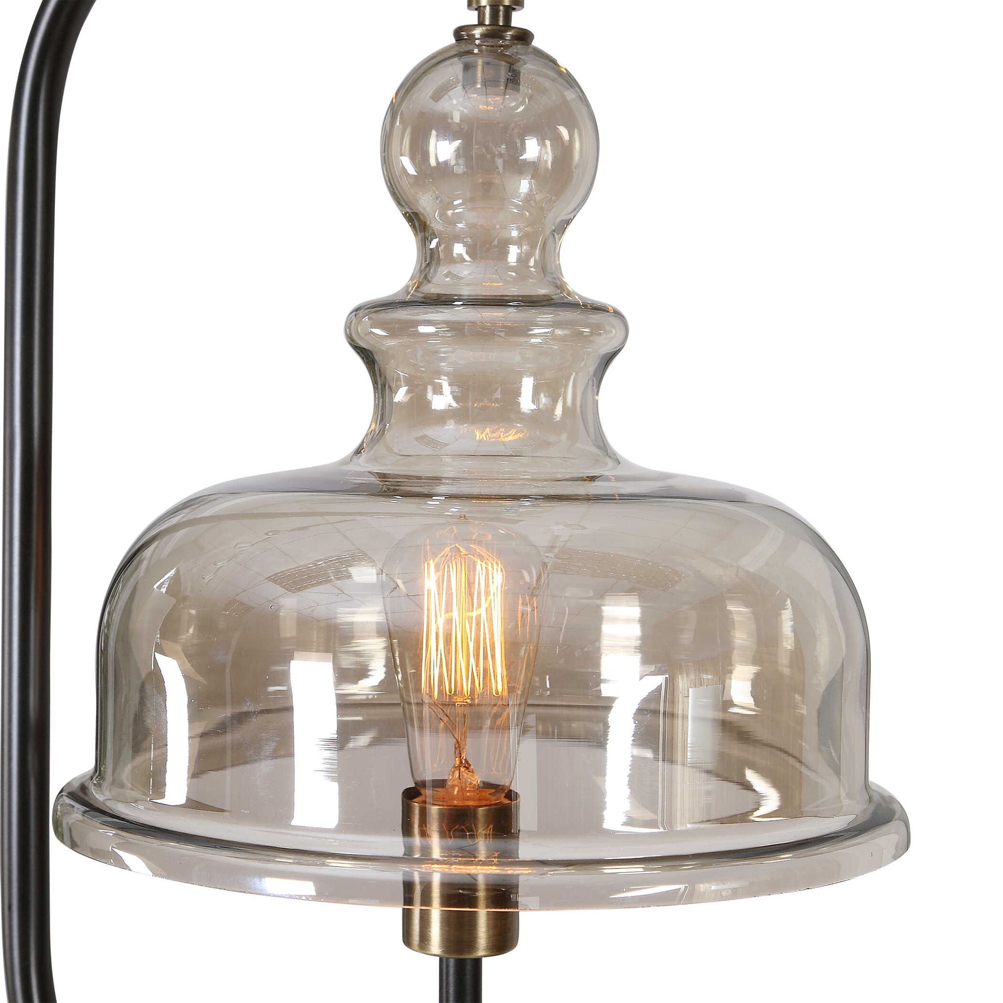 Elieser - Industrial Floor Lamp - Light Brown - Image 3