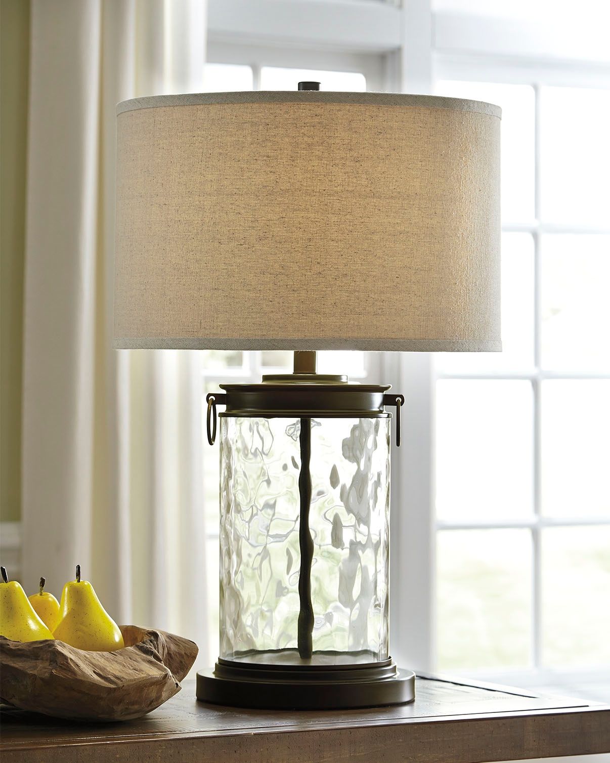 Tailynn - Glass Table Lamp  - Clear / Bronze Finish - Image 2